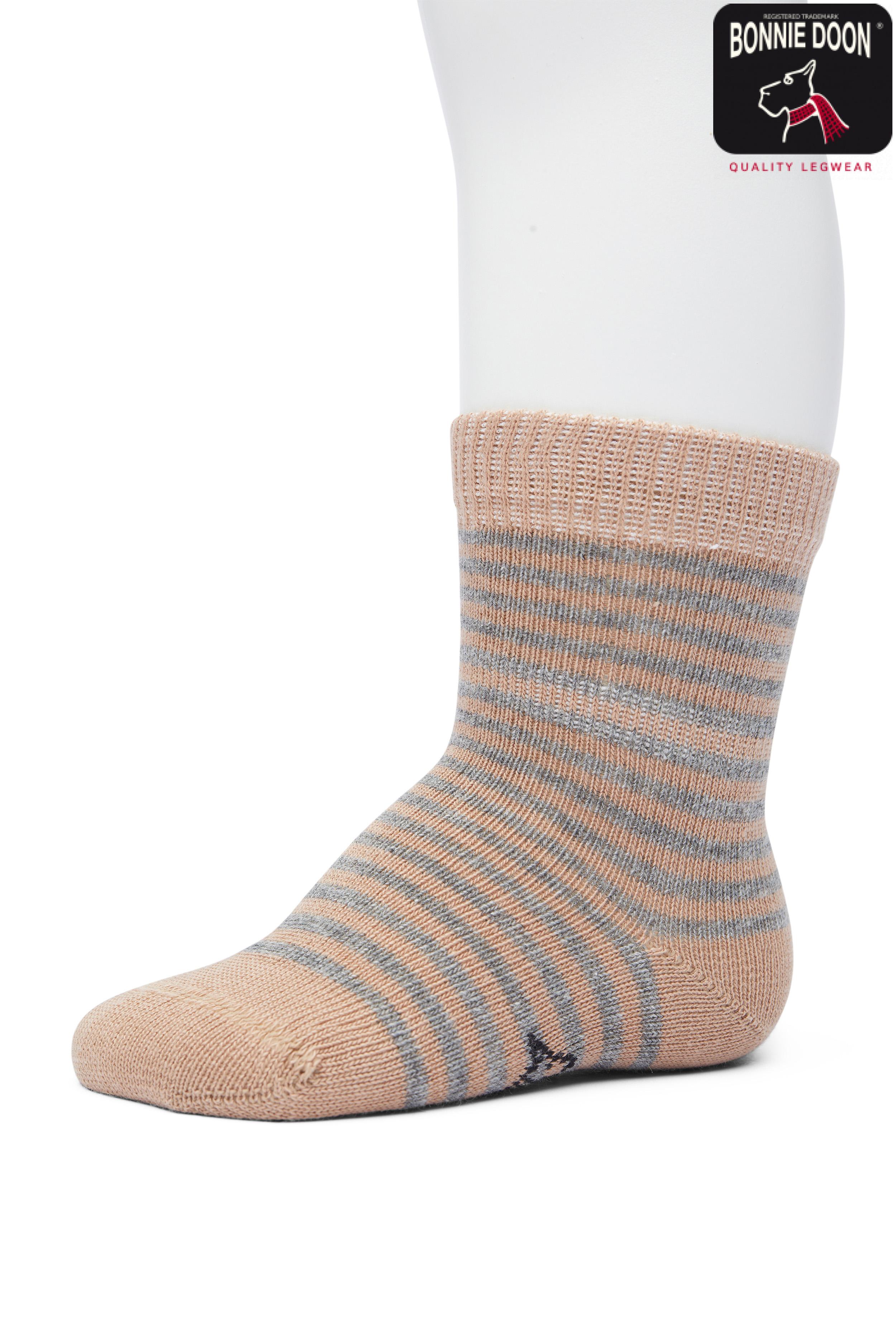 Basic Stripe sock Organic Macaroon