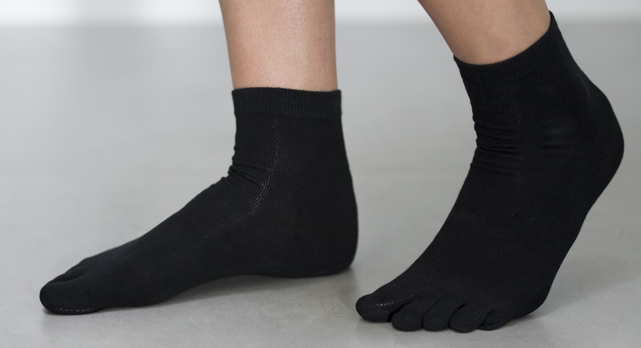 Plain Toe Sock Black