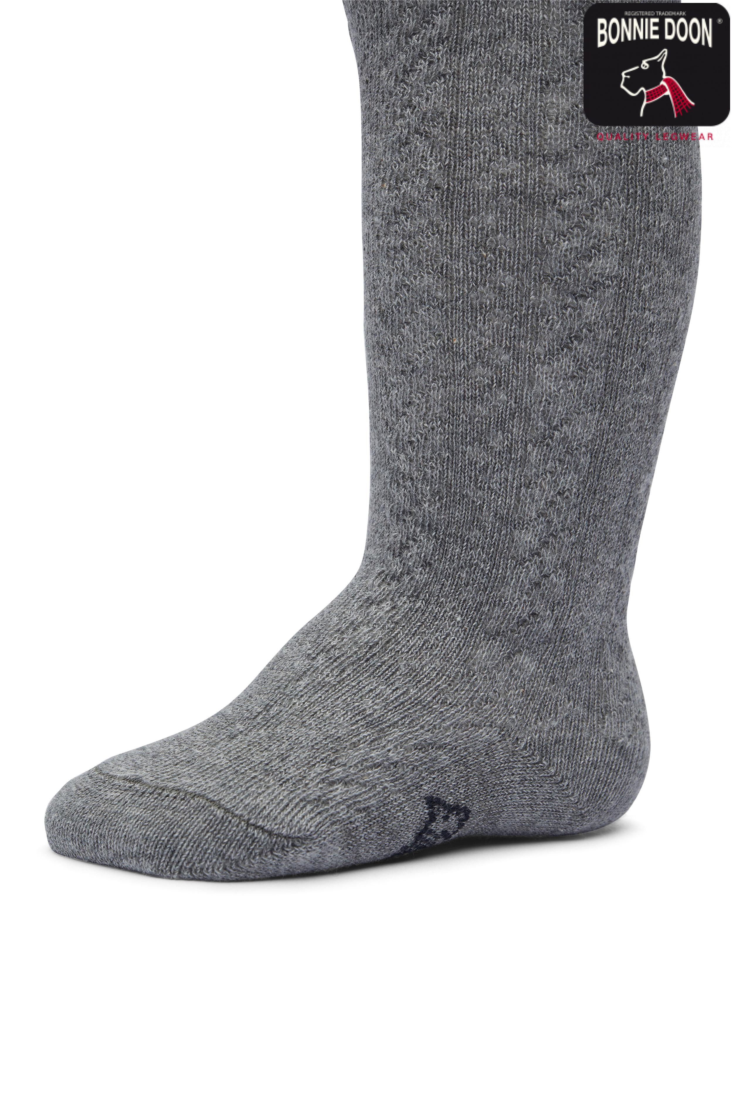 Cable tights Organic Grey melee