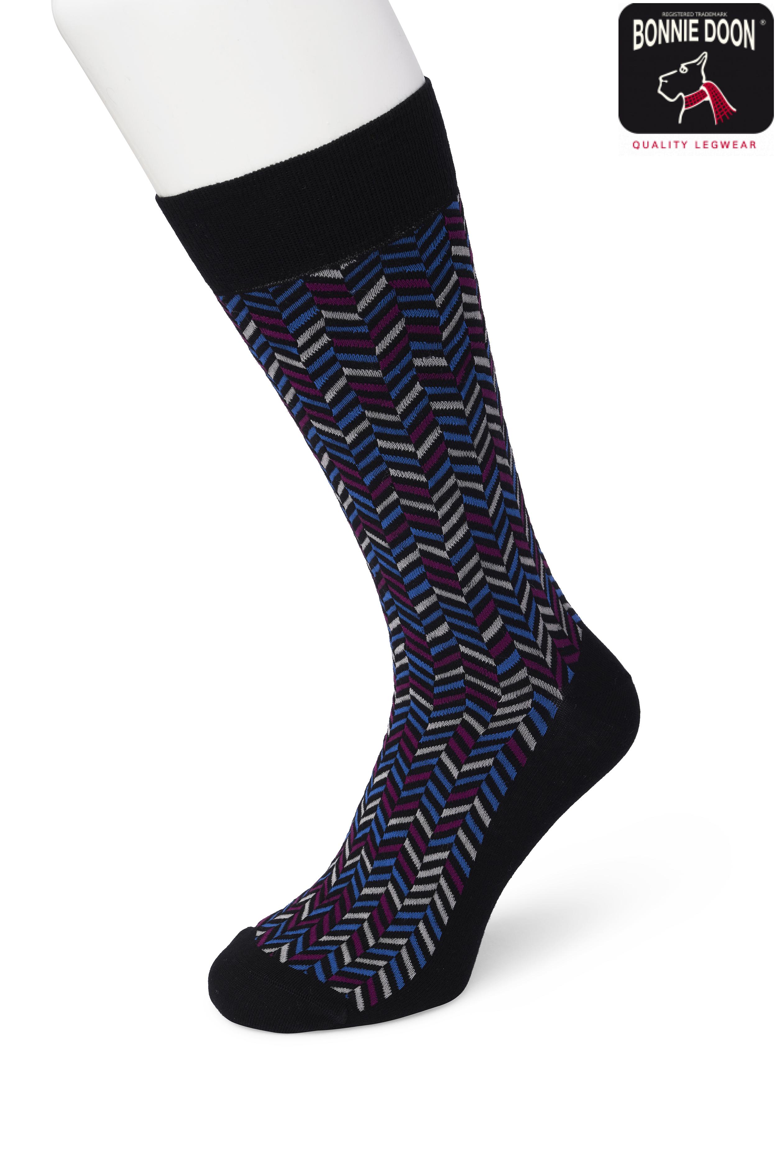 Zigzag sock Light grey heather