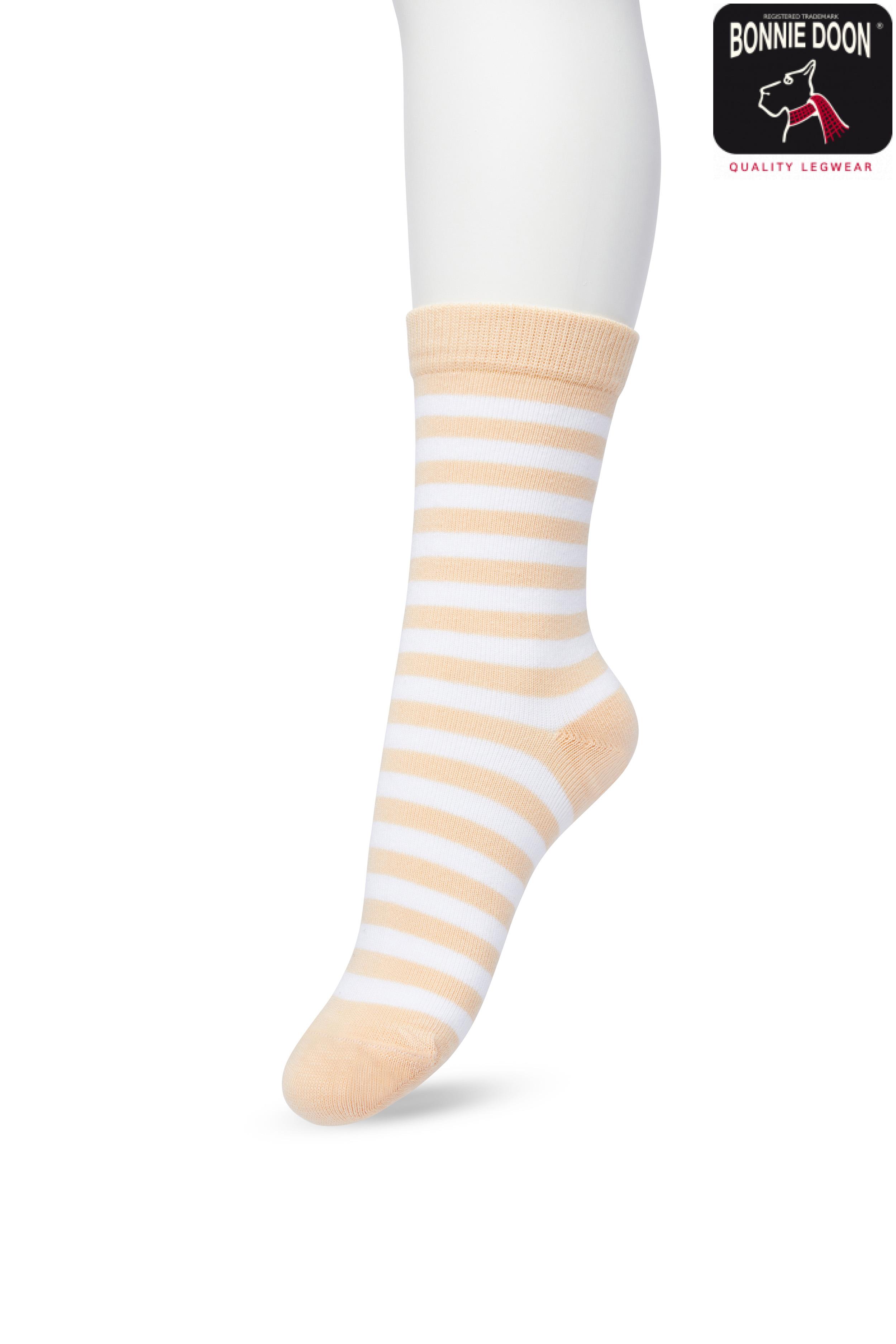 Basic Stripe sock Appleblossom