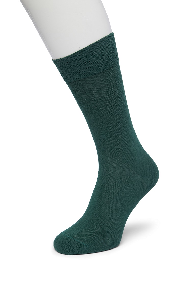 Cotton Sock Trekking green