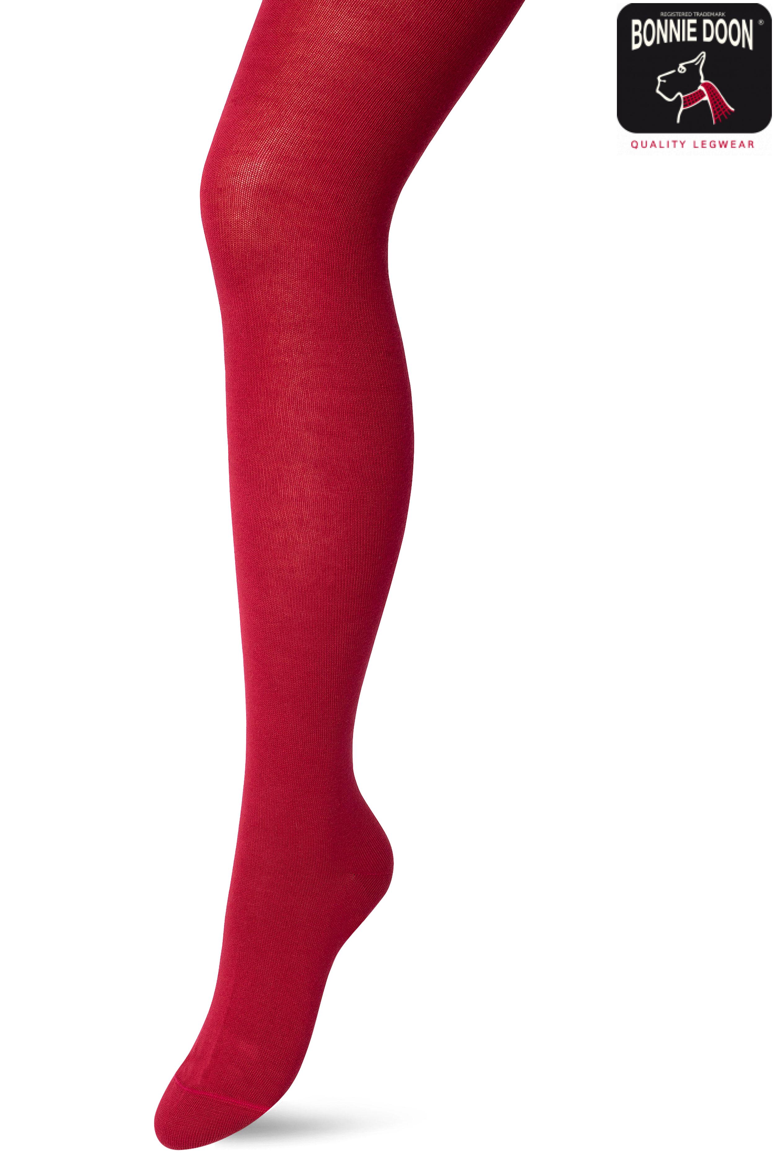 Bio Cotton tights Stone red
