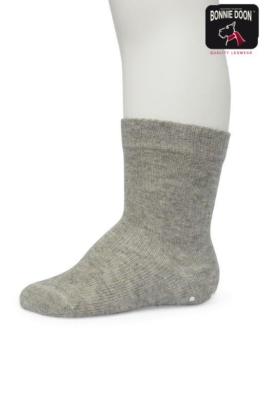 BD Puff Print Sock Organic Light grey heather