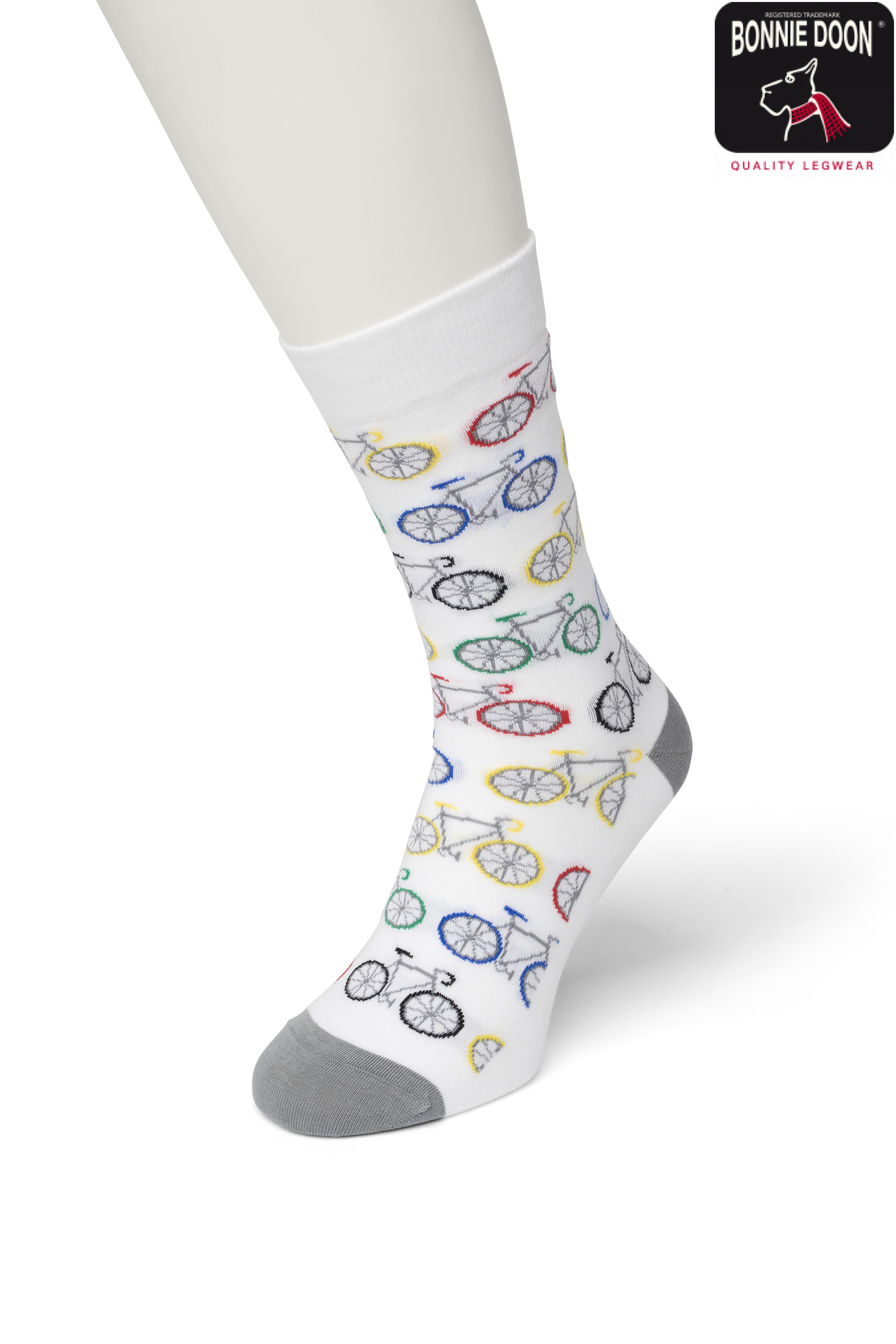 Biker sock Bright white