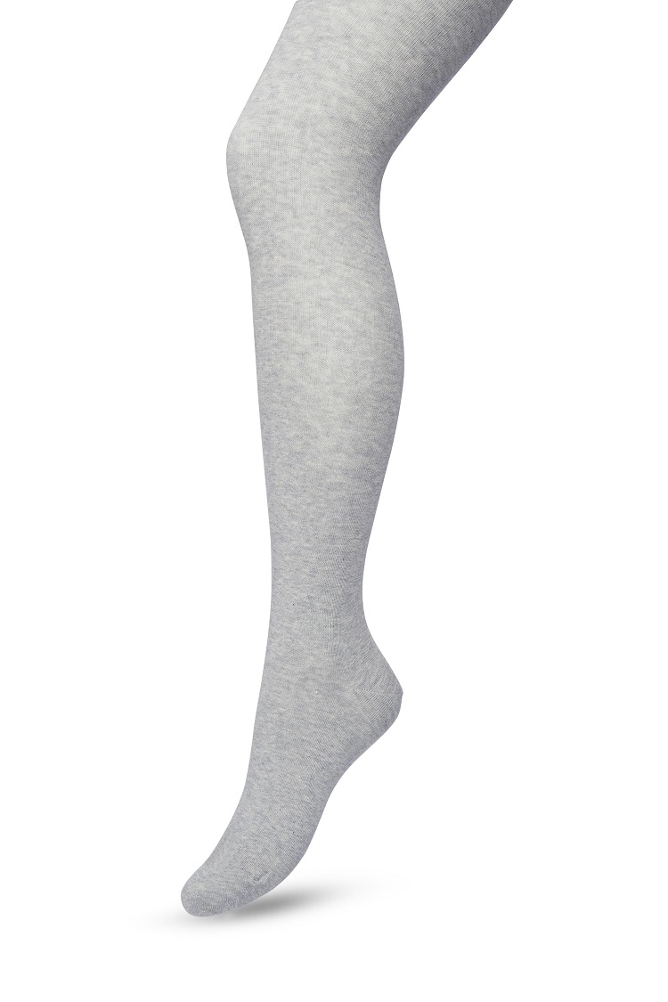 Bio Cotton Tights Light grey heather