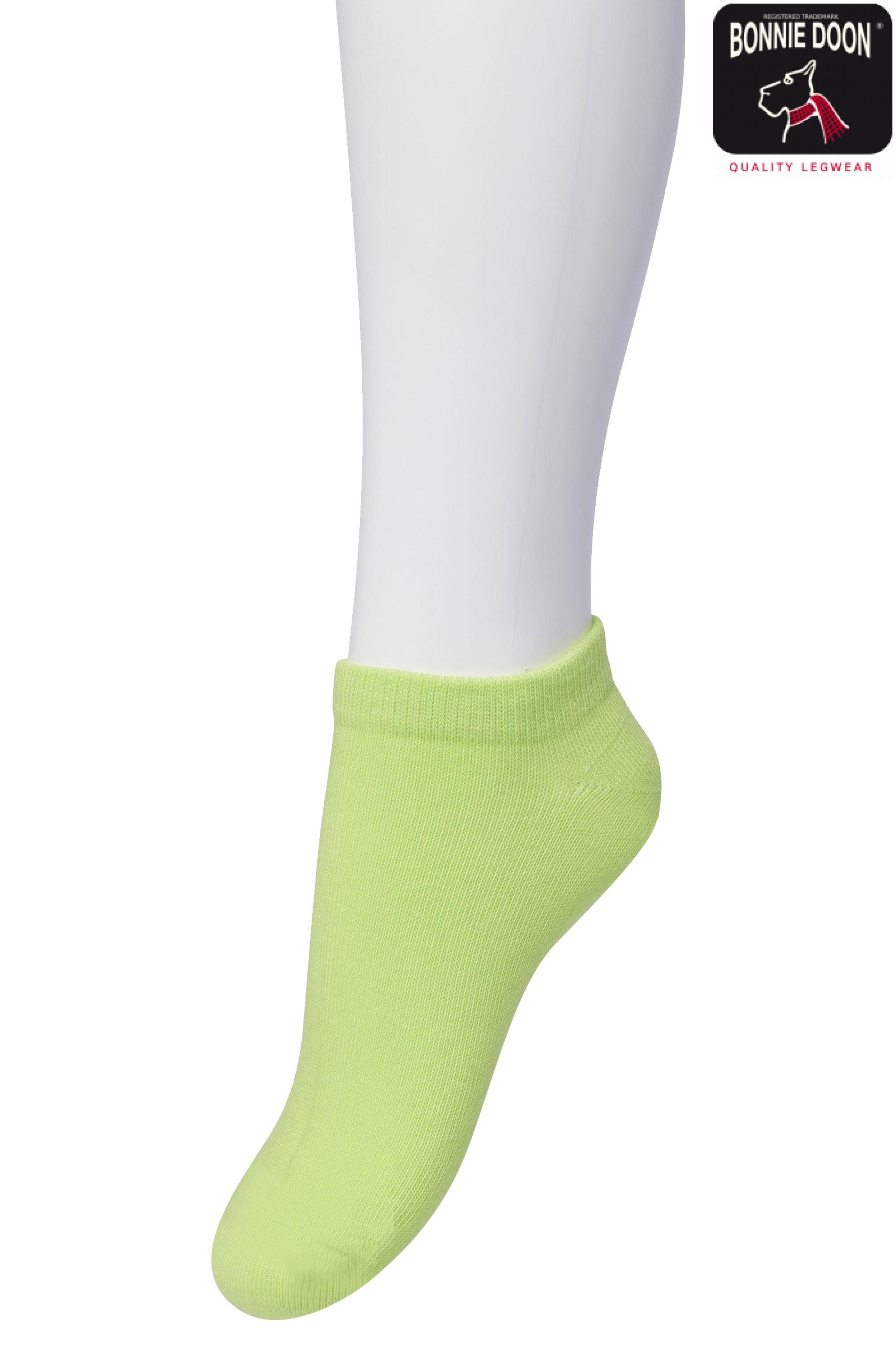 Cotton Short Sock Lime