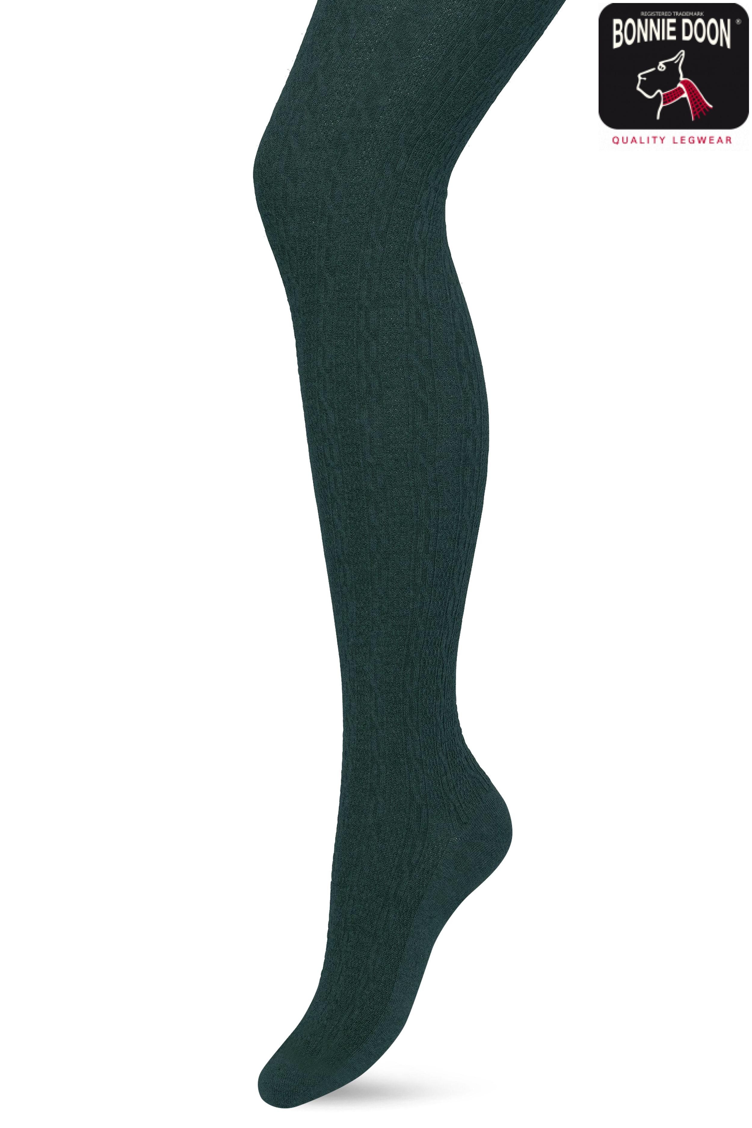Classic Cable Tights Trekking green