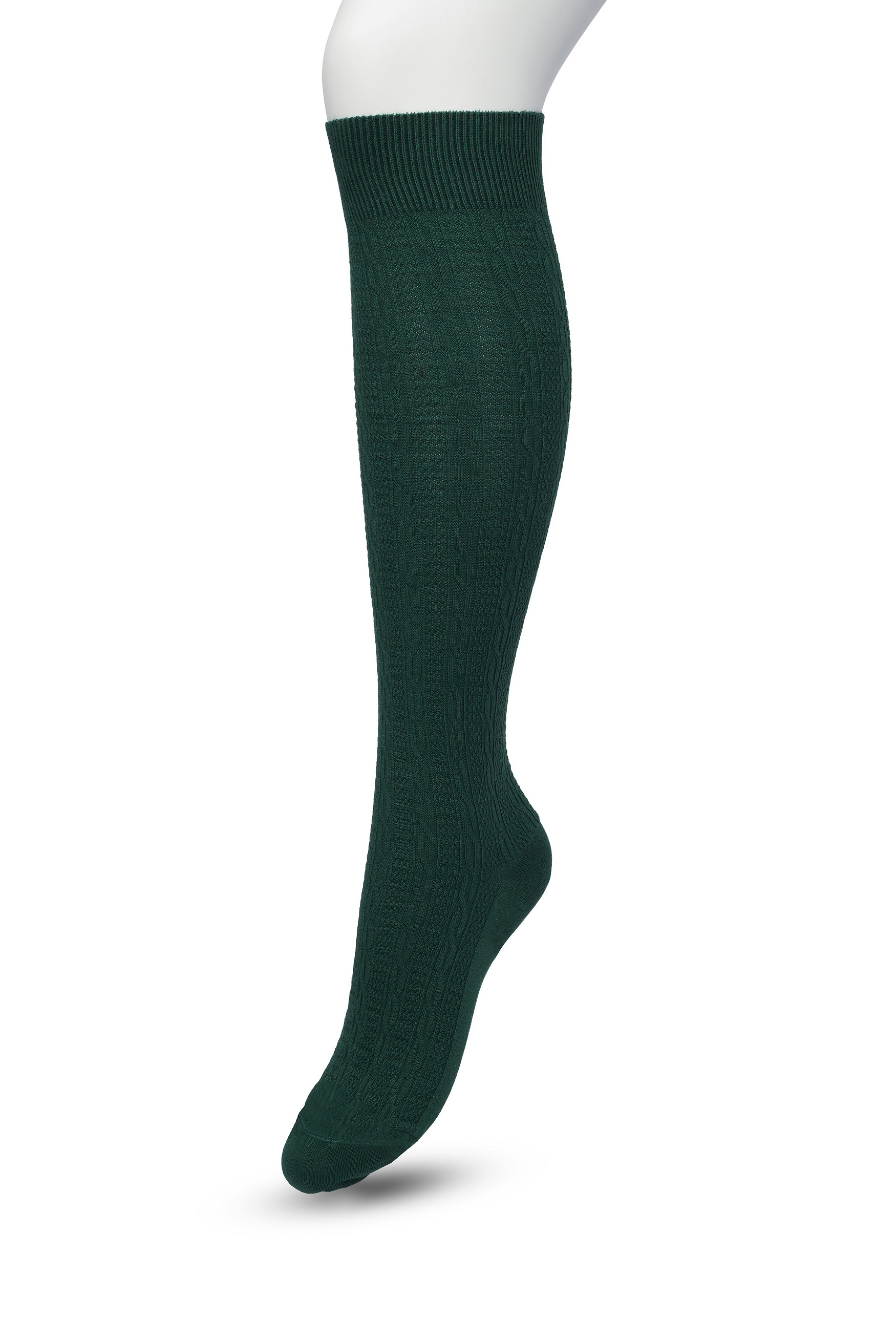 Classic Cable knee high Trekking green
