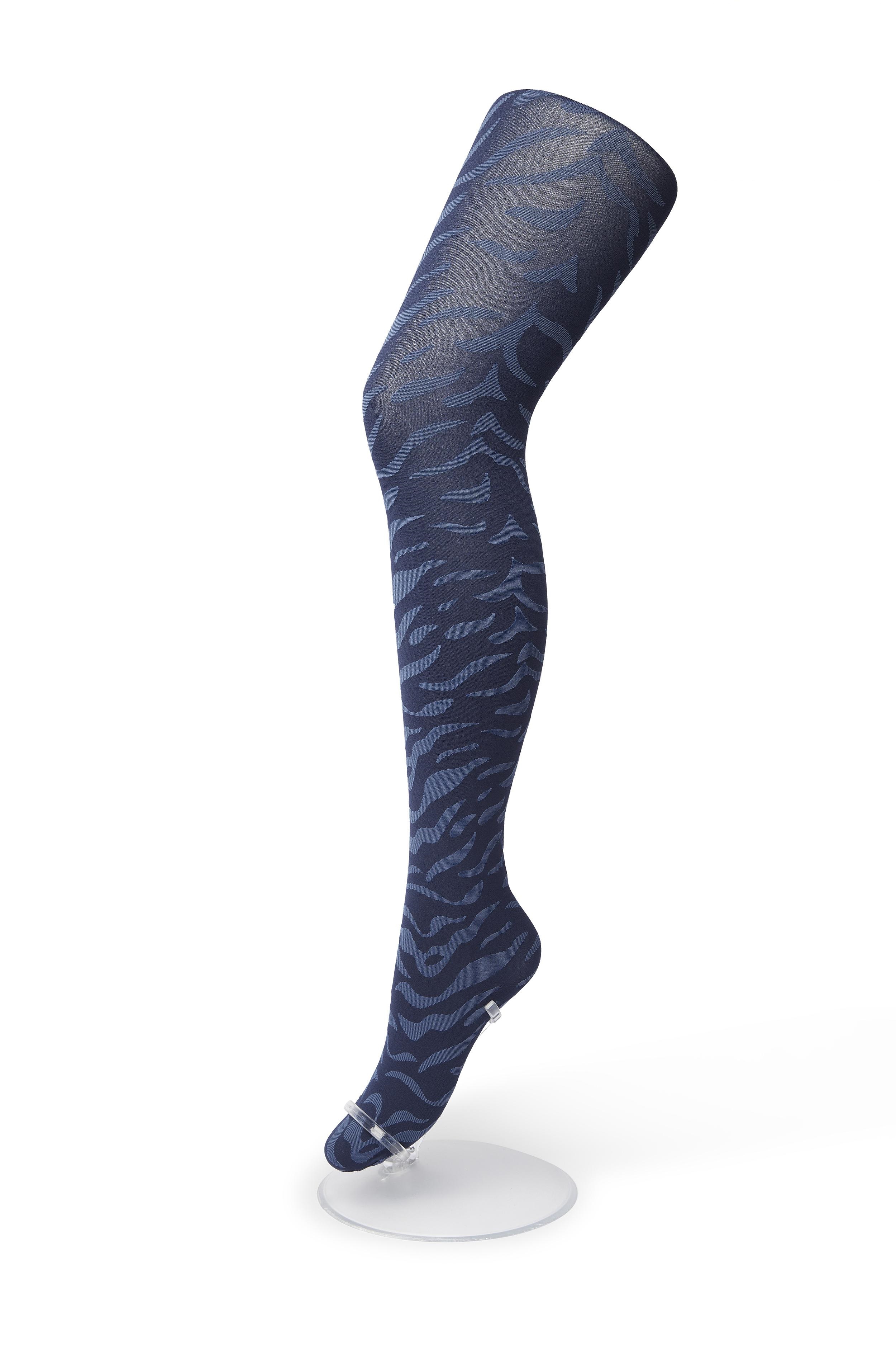 Zebra tights 100 denier Bearingsea