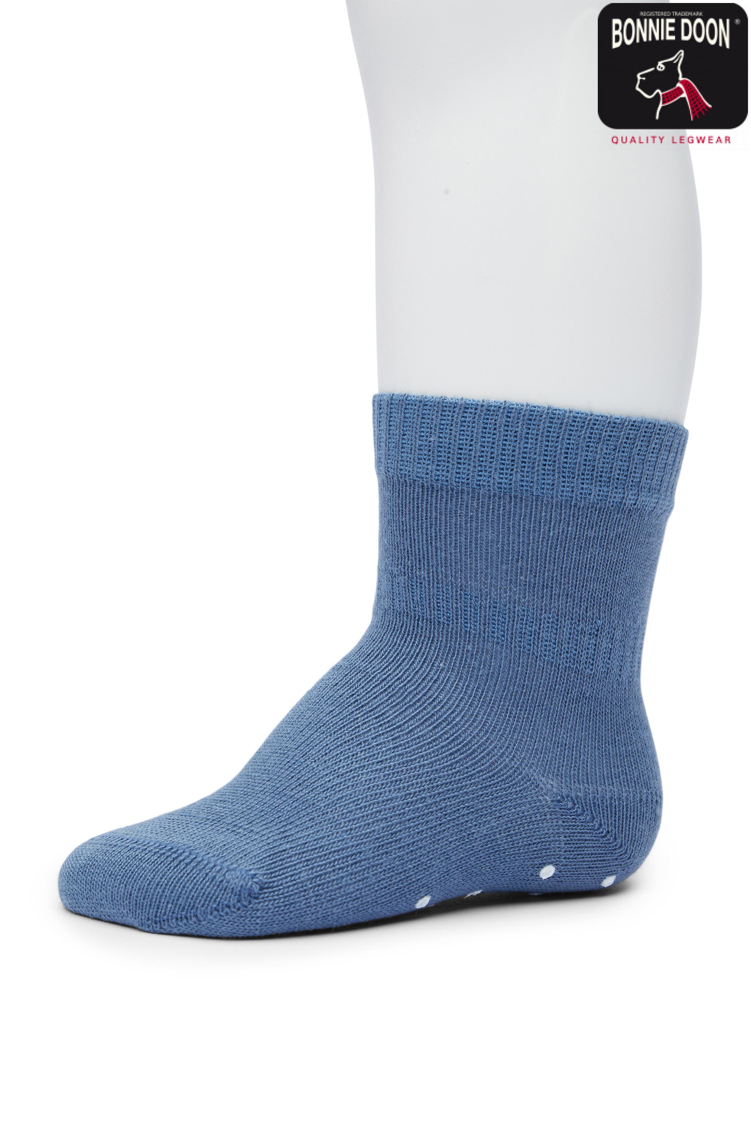 BD Puff Print Sock Organic China blue
