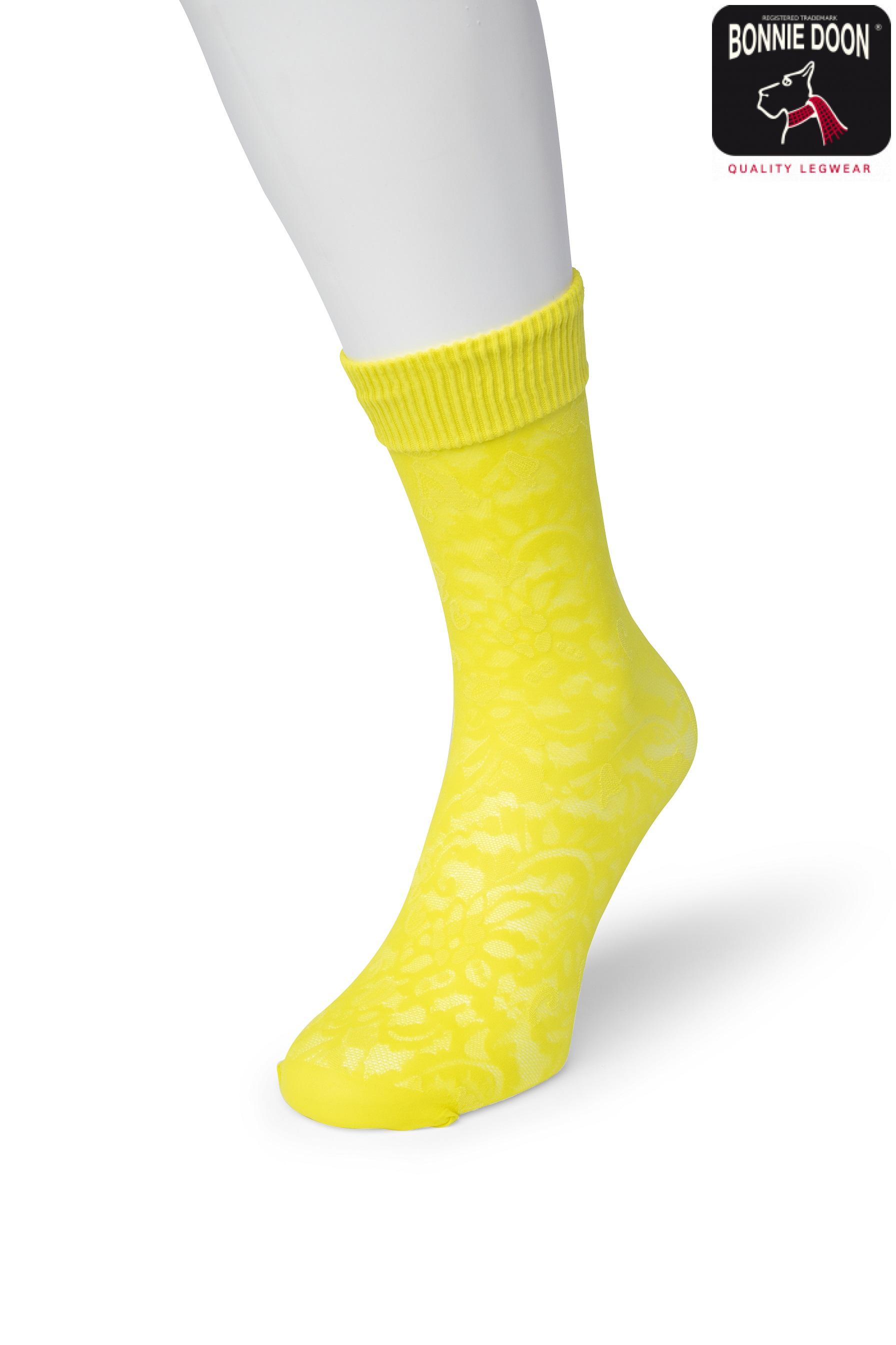 Flower sock Lemon