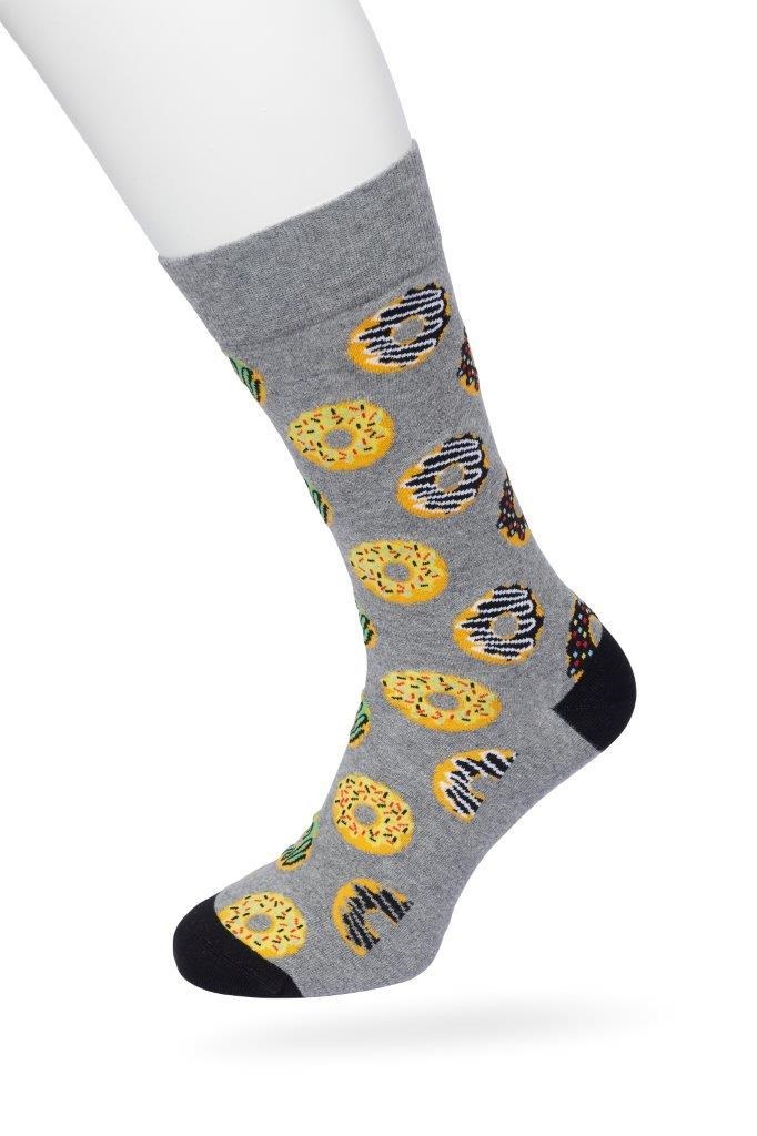 Donuts Sock Medium grey heather
