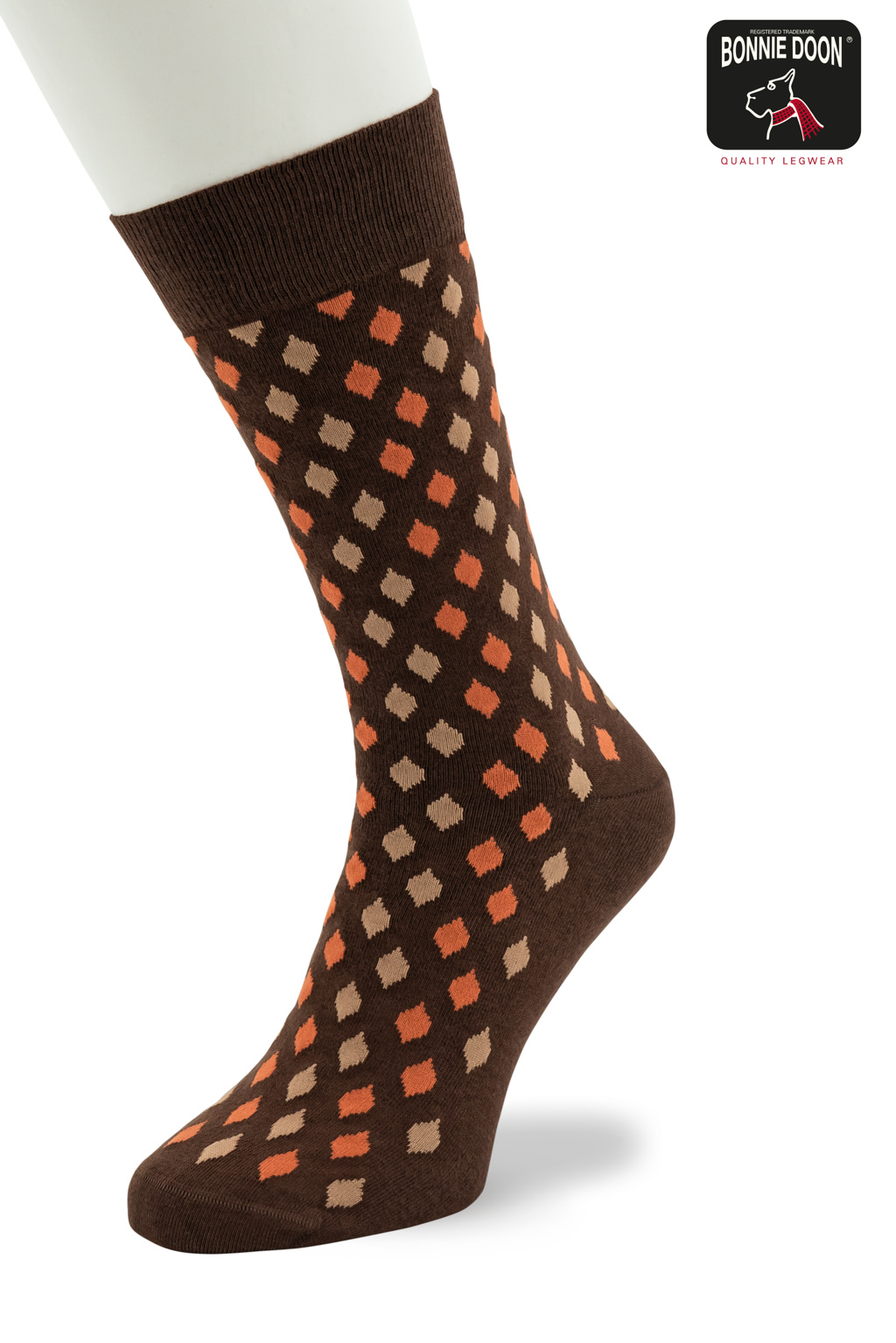 Diamond Drops sock Capuchino