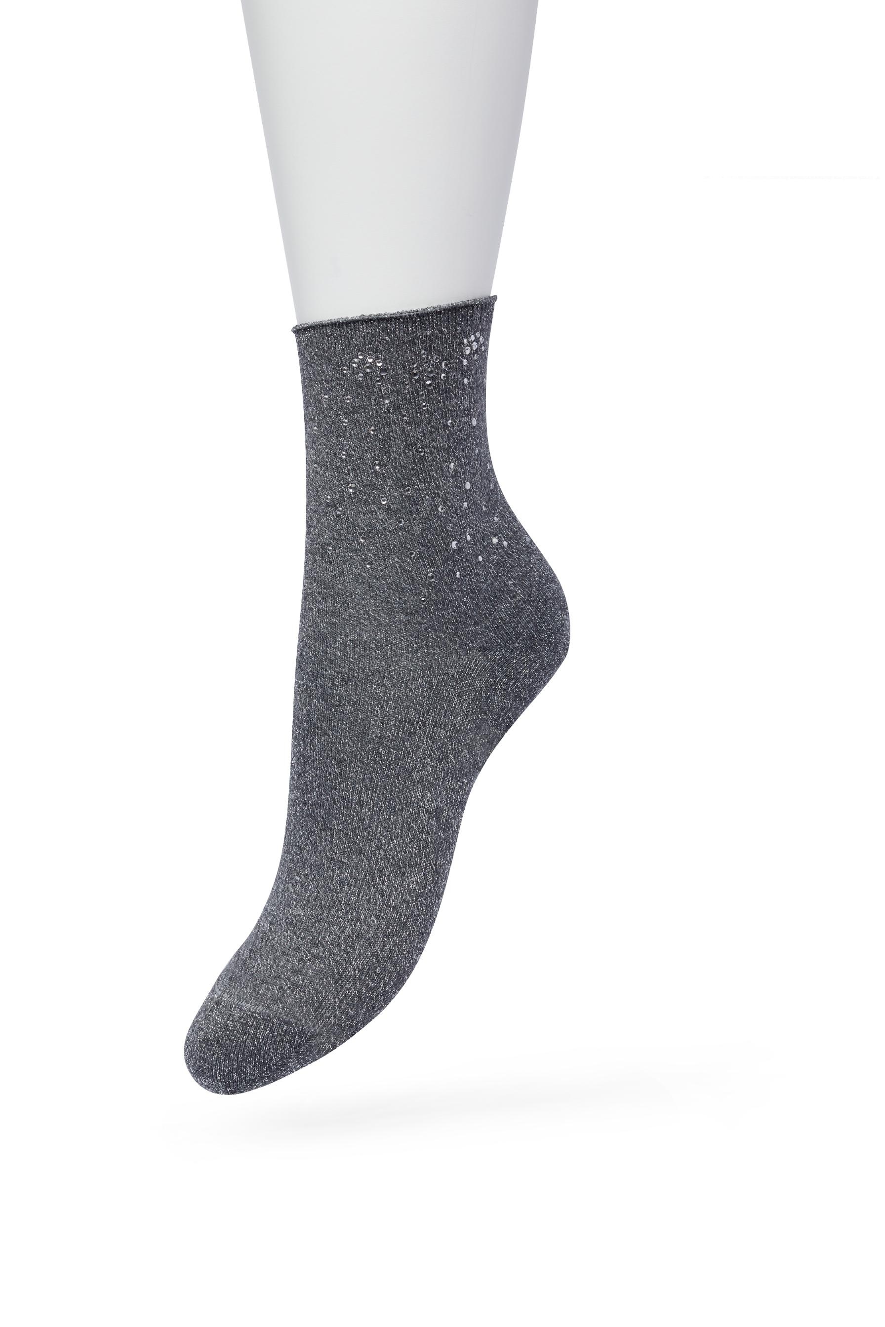 Strass sock Silver