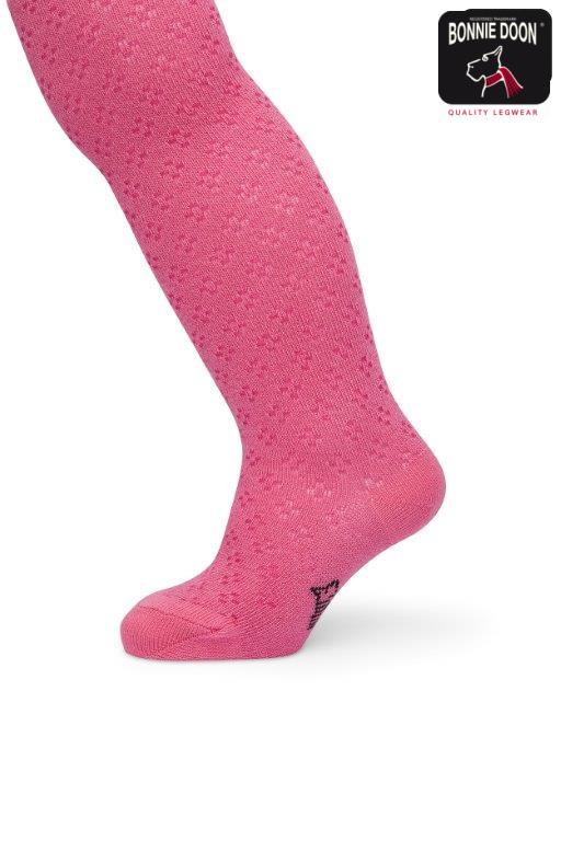 Ajour tights Organic Pink