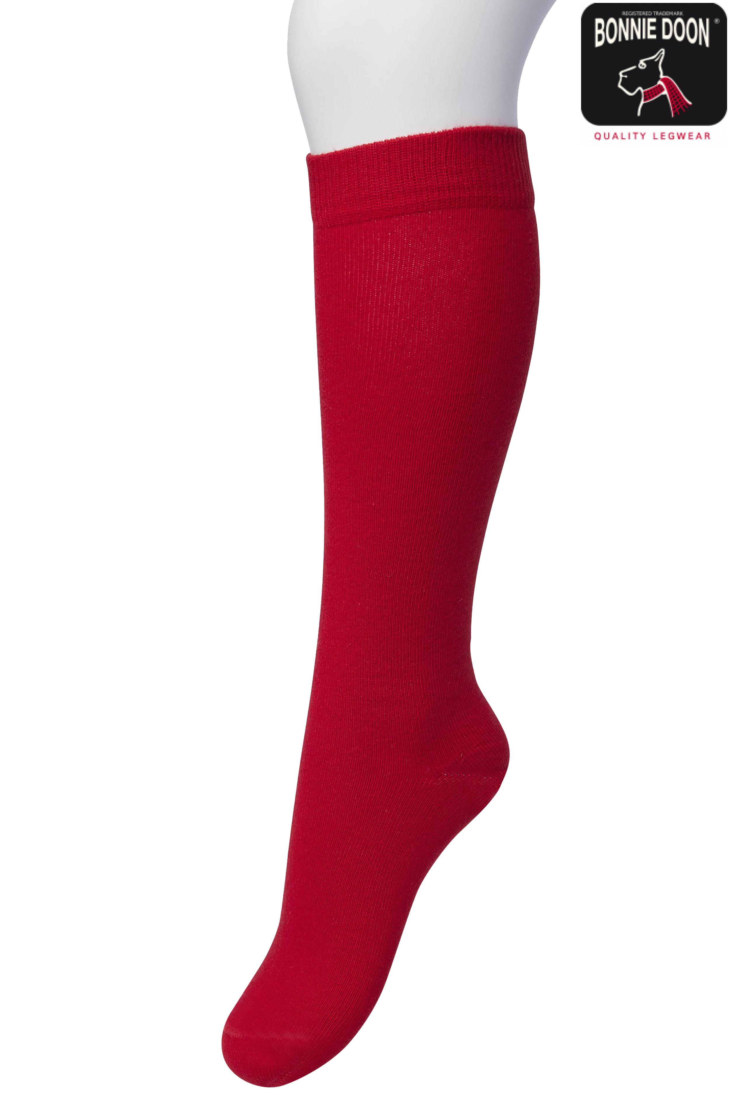 Cotton Knee-High Red