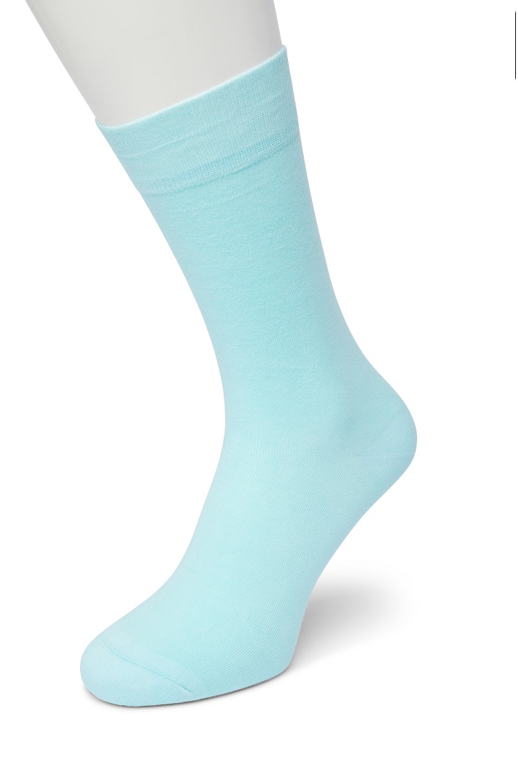 Cotton Sock Bleached aqua