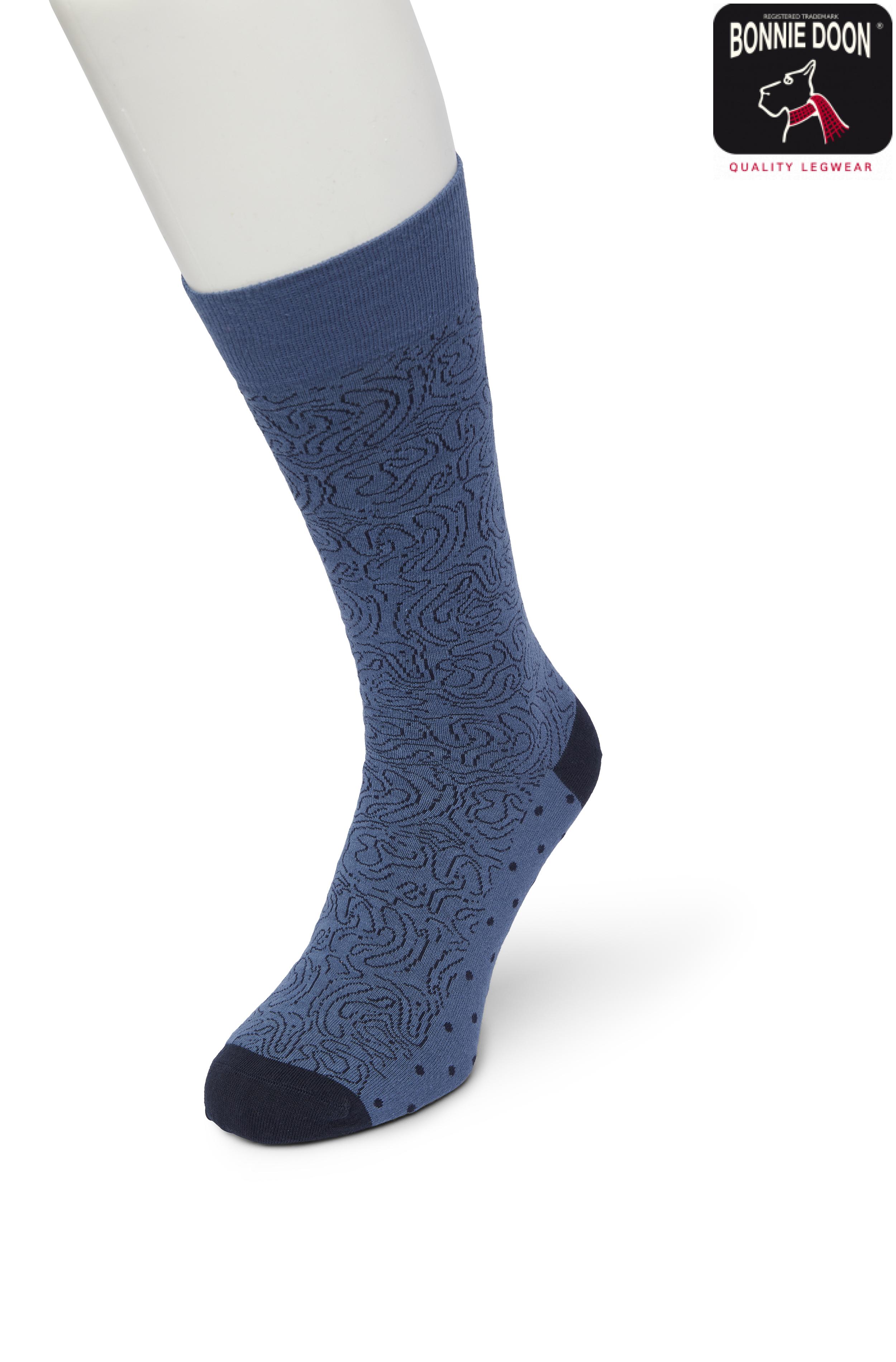 Labyrinth sock Blue ashes