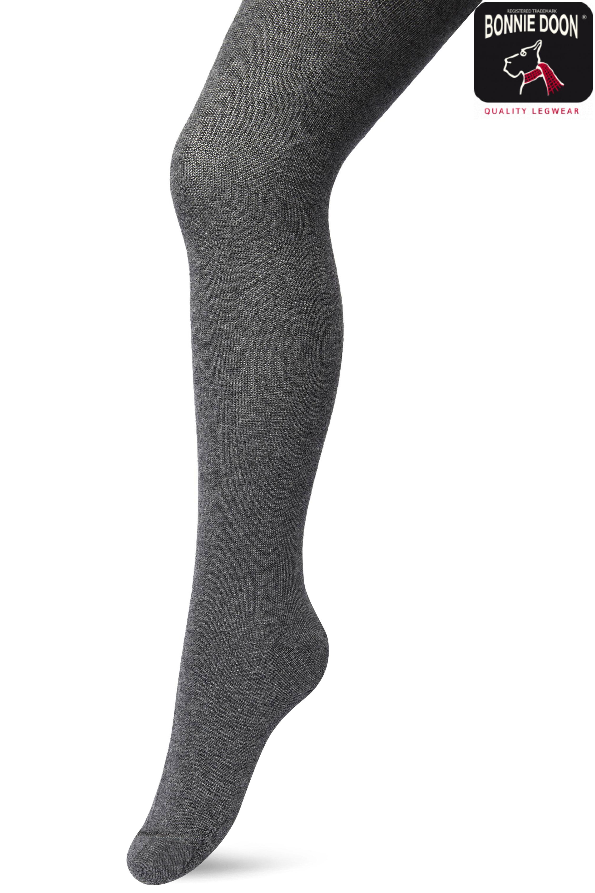 Bio Cotton tights Dark grey heather