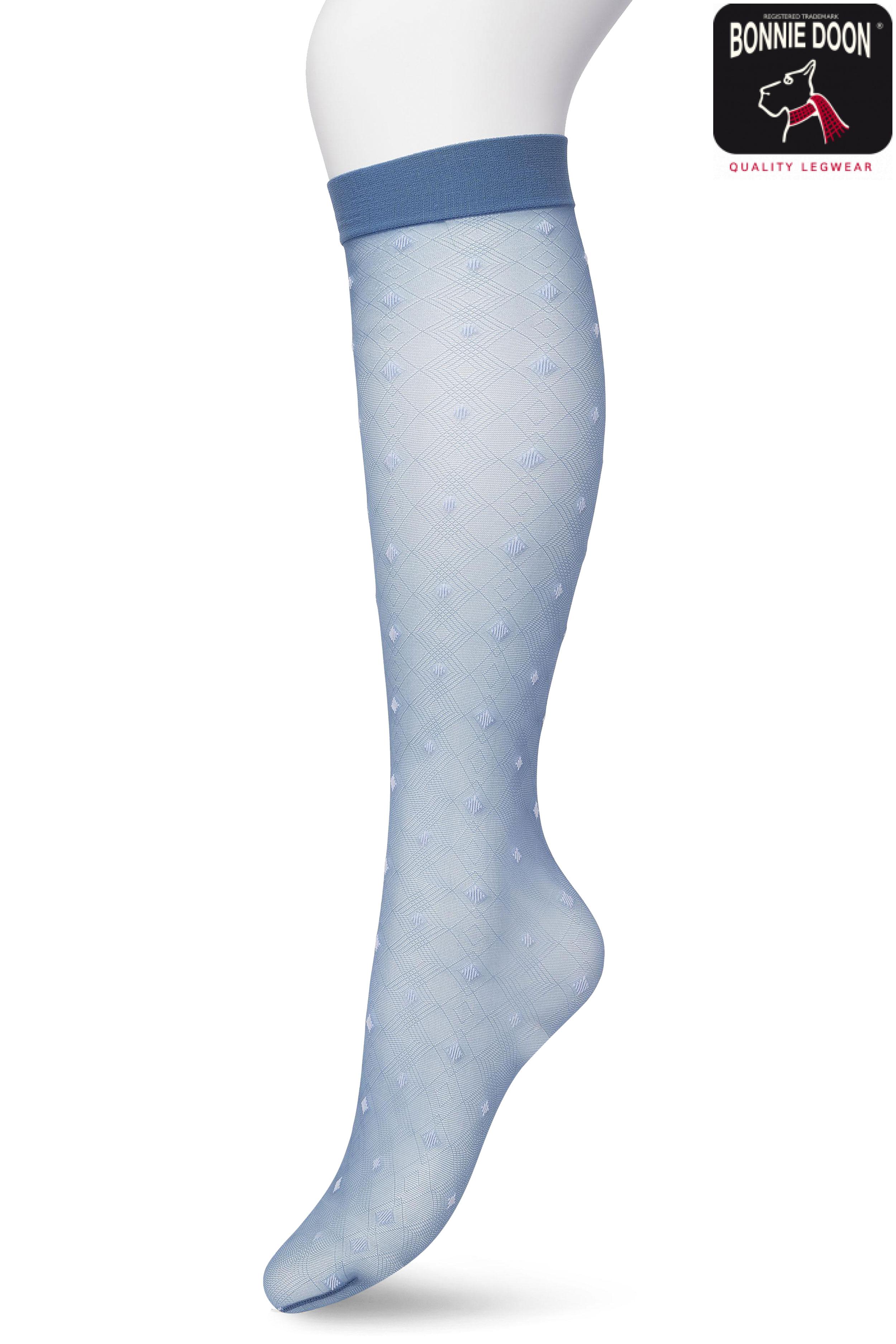 Geometric knee high Skipper blue