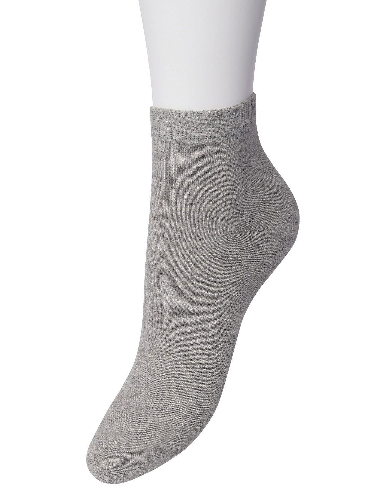 Basic Cotton Quarter Light grey heather