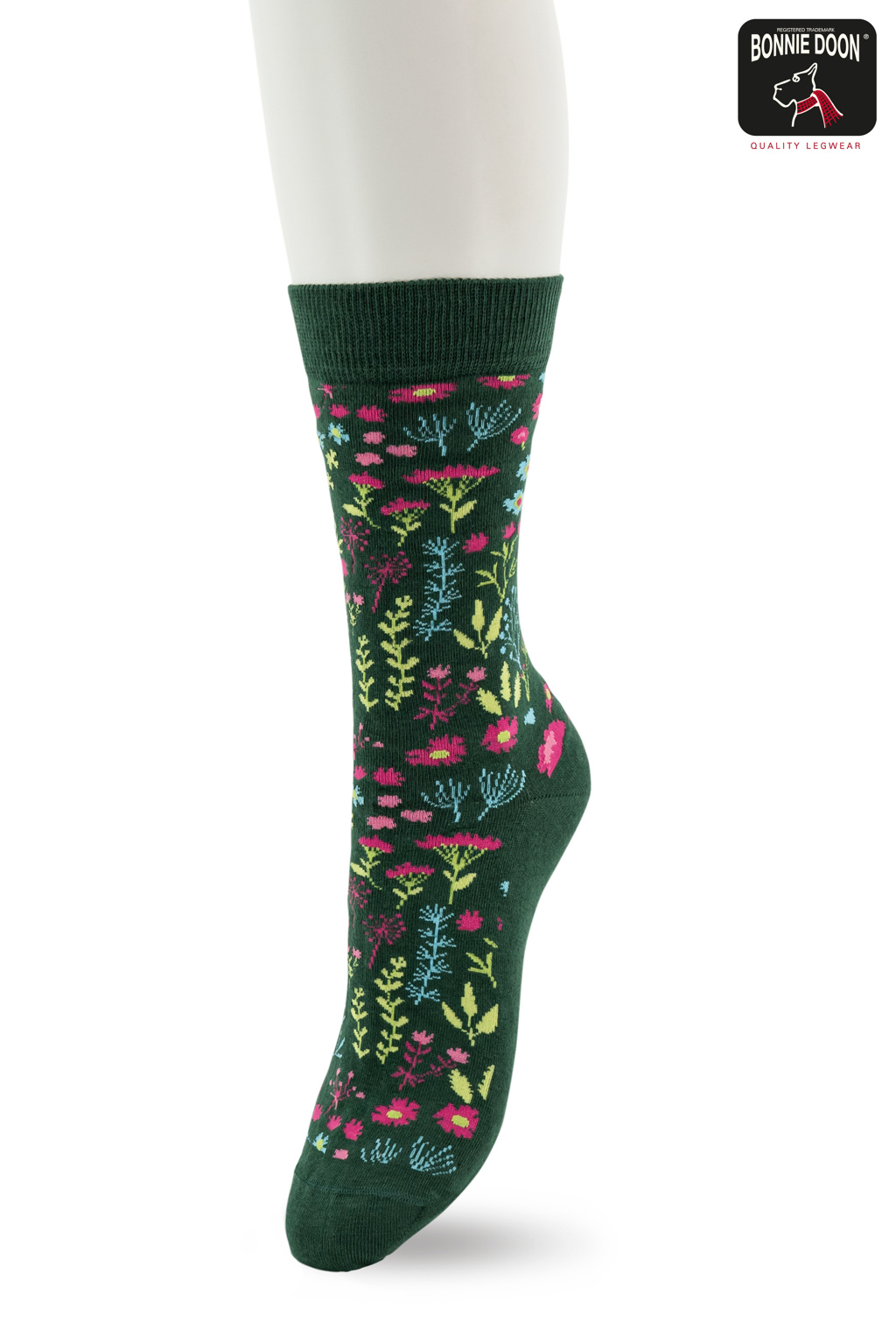 Mystic Garden Sock Jungle green