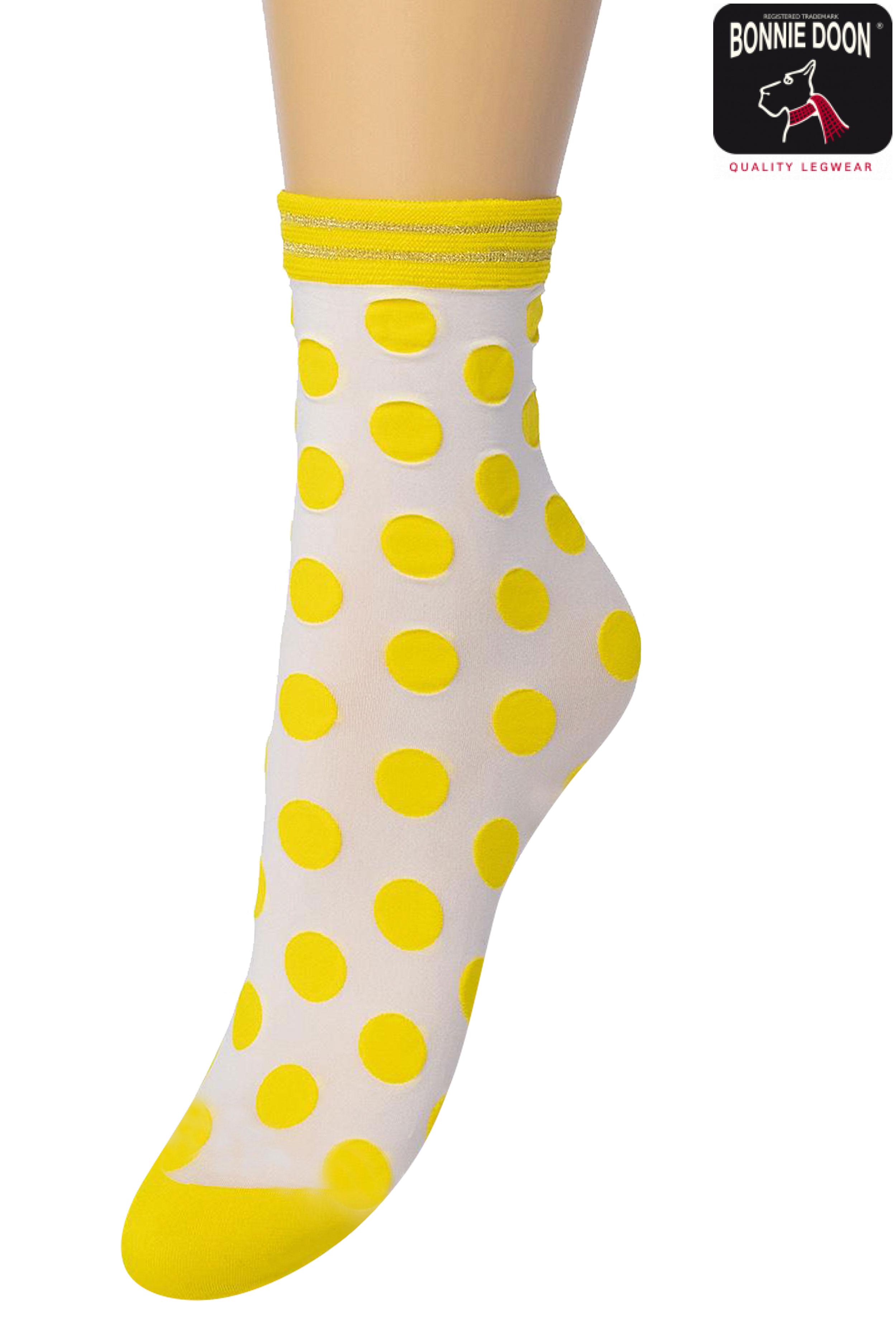 Big Dots sock Dandelion