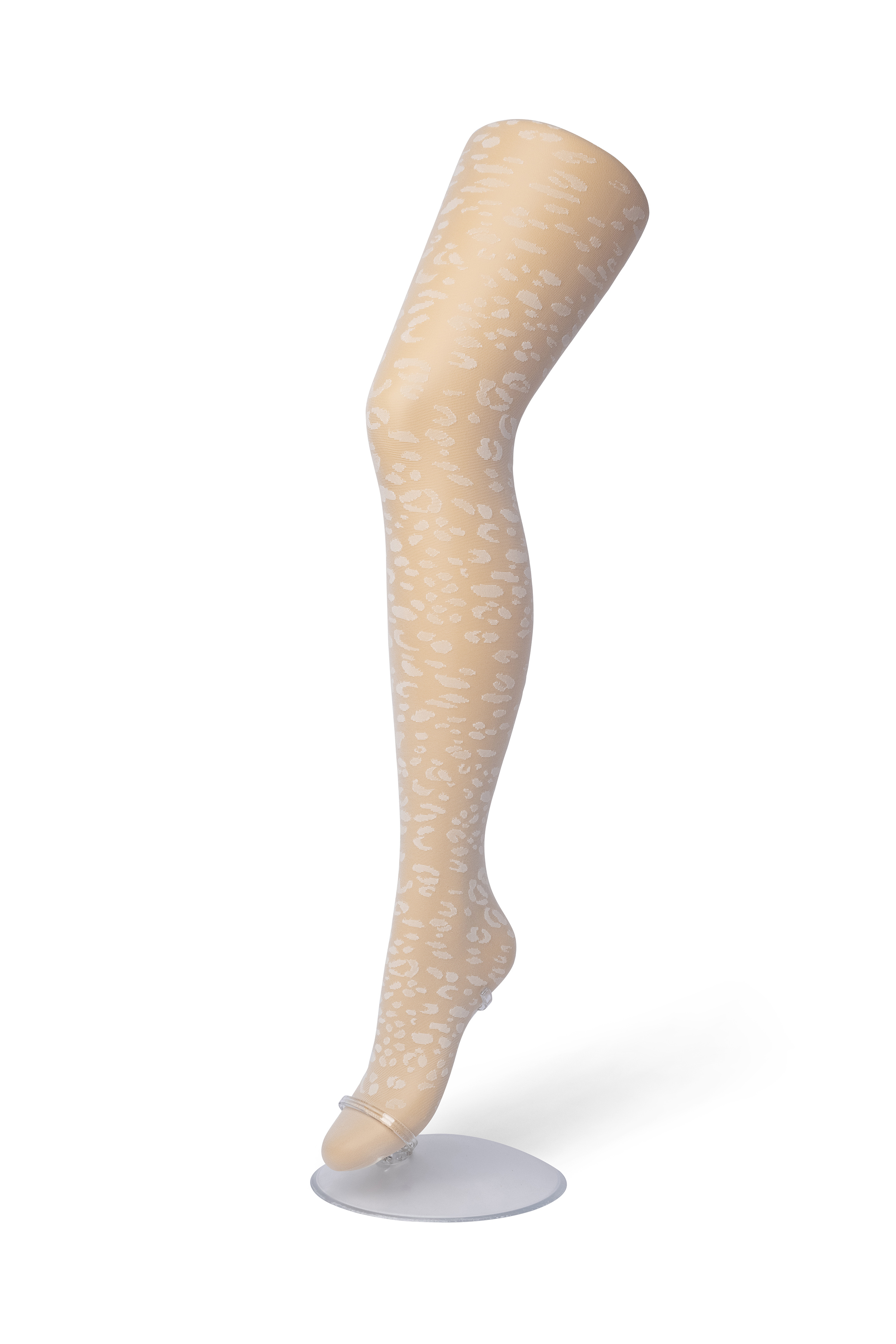 Panther tights Ivory
