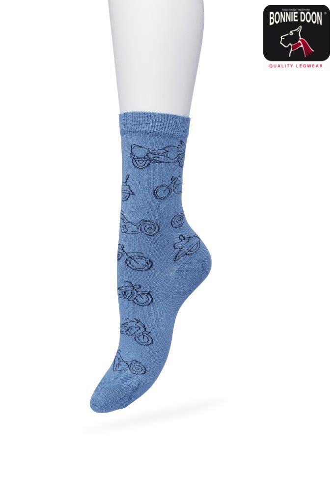 Motorbike Sock Coronet bleu