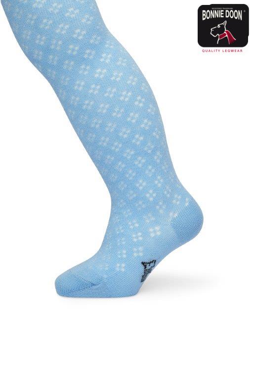 Ajour tights Organic Powder blue