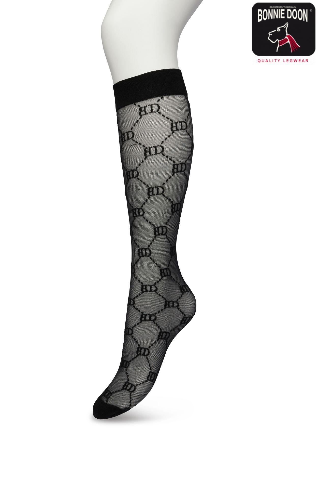 Bonnie Doon Knee-High Black