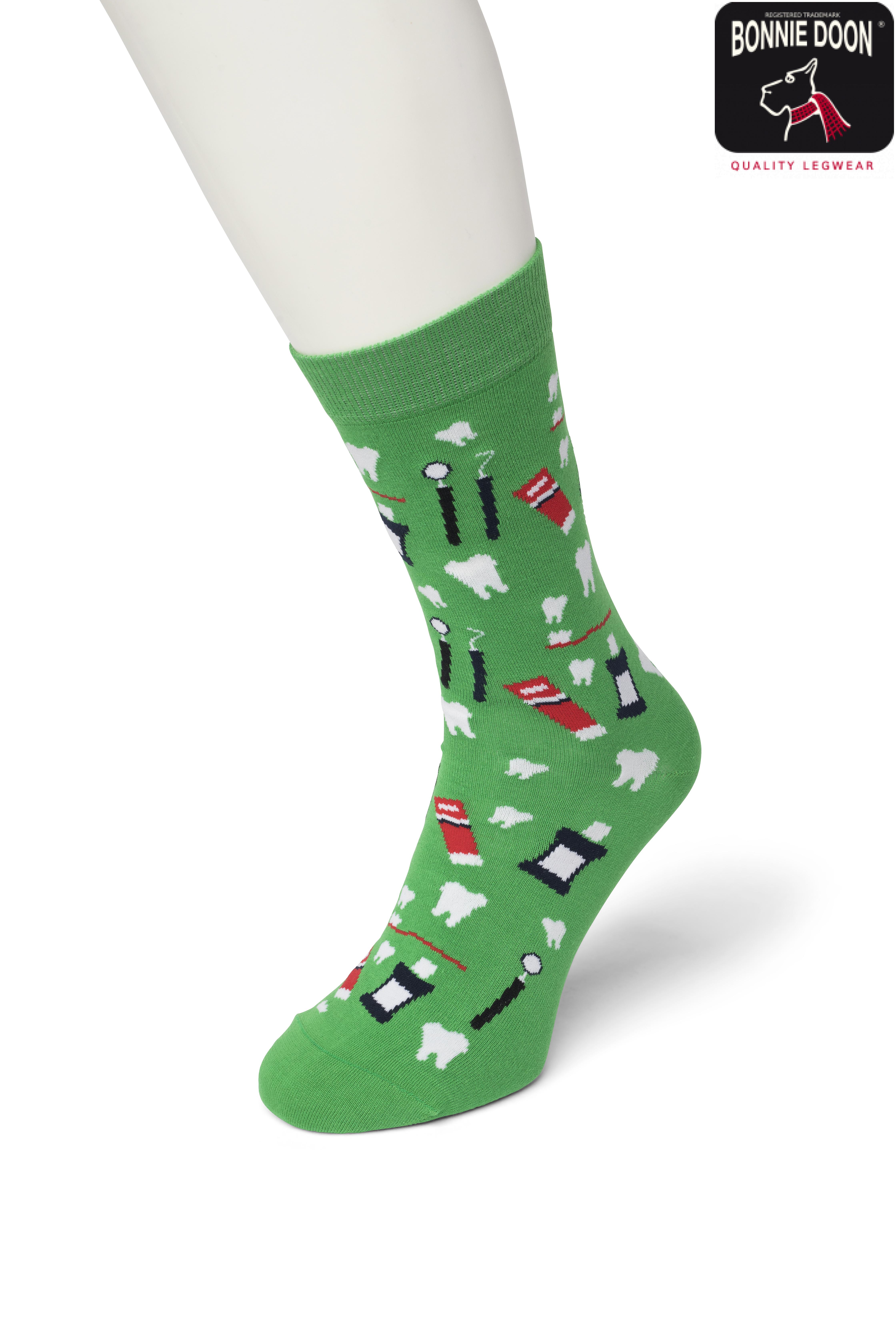 Dental sock Kelly green