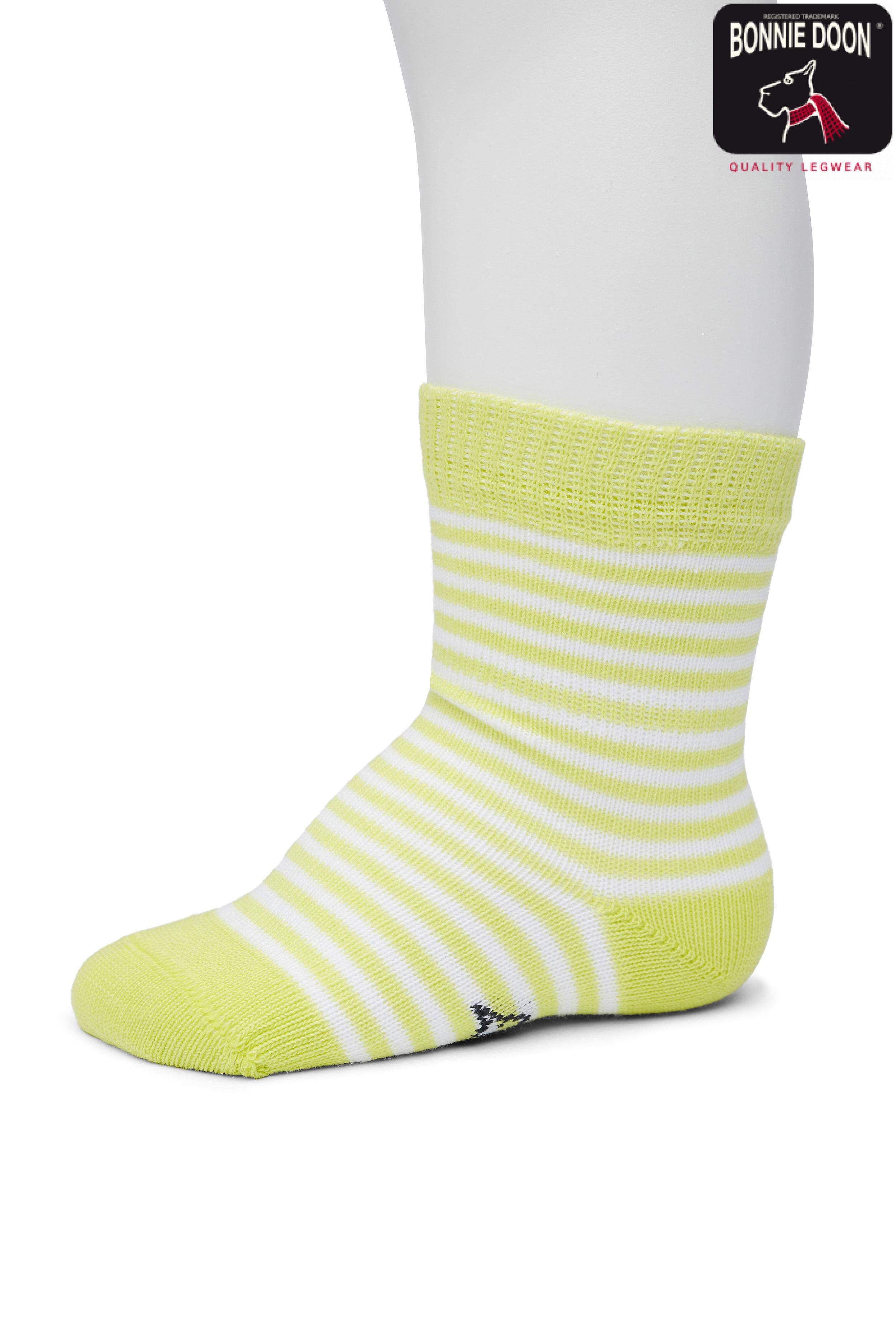Basic Stripe sock Organic Evening primrose