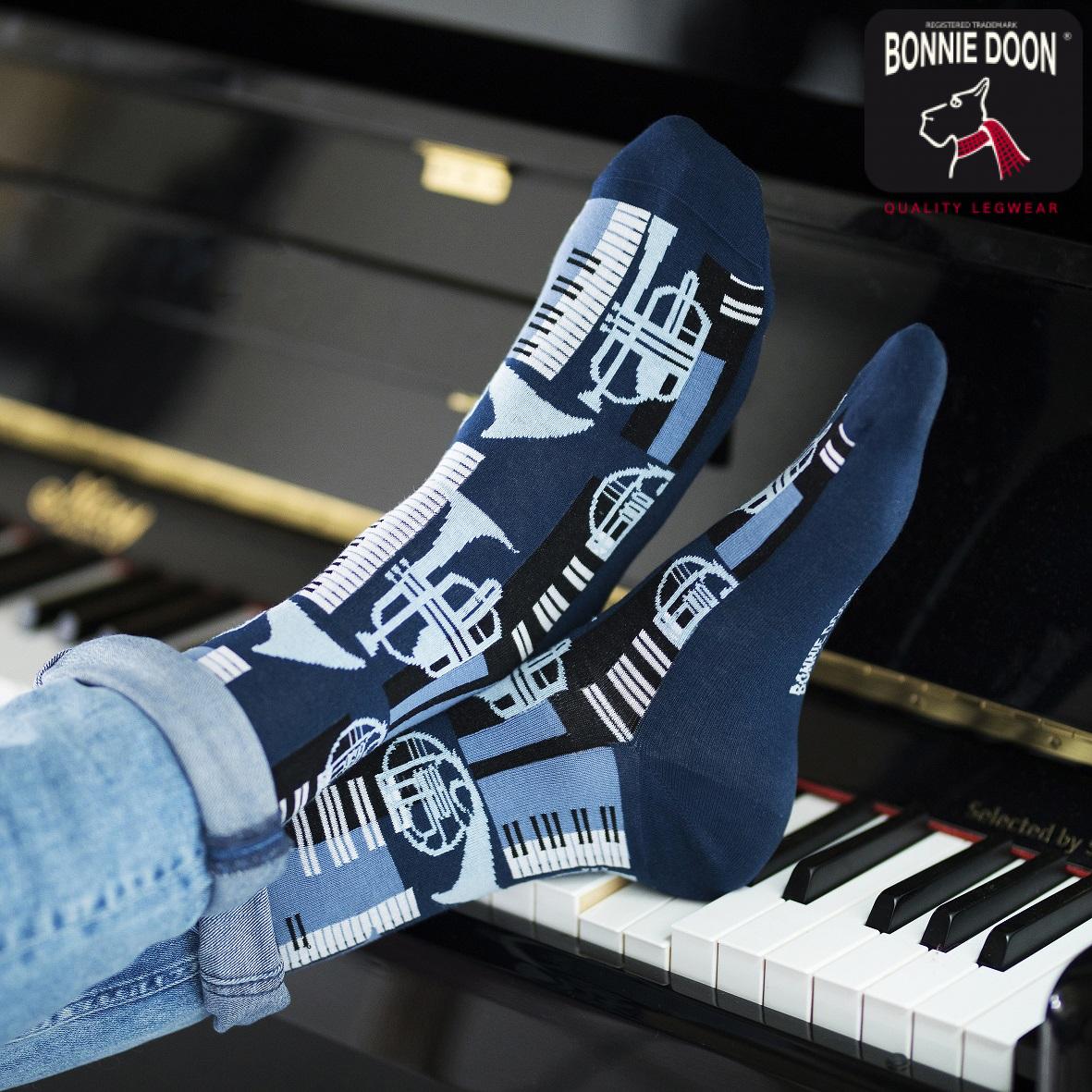 Music sock Insignia blue