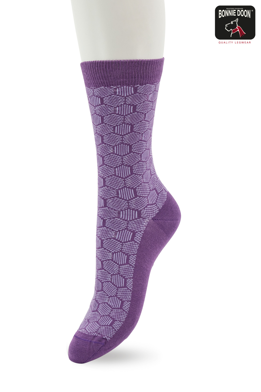 Funny Herringbone sock Sweet lavender