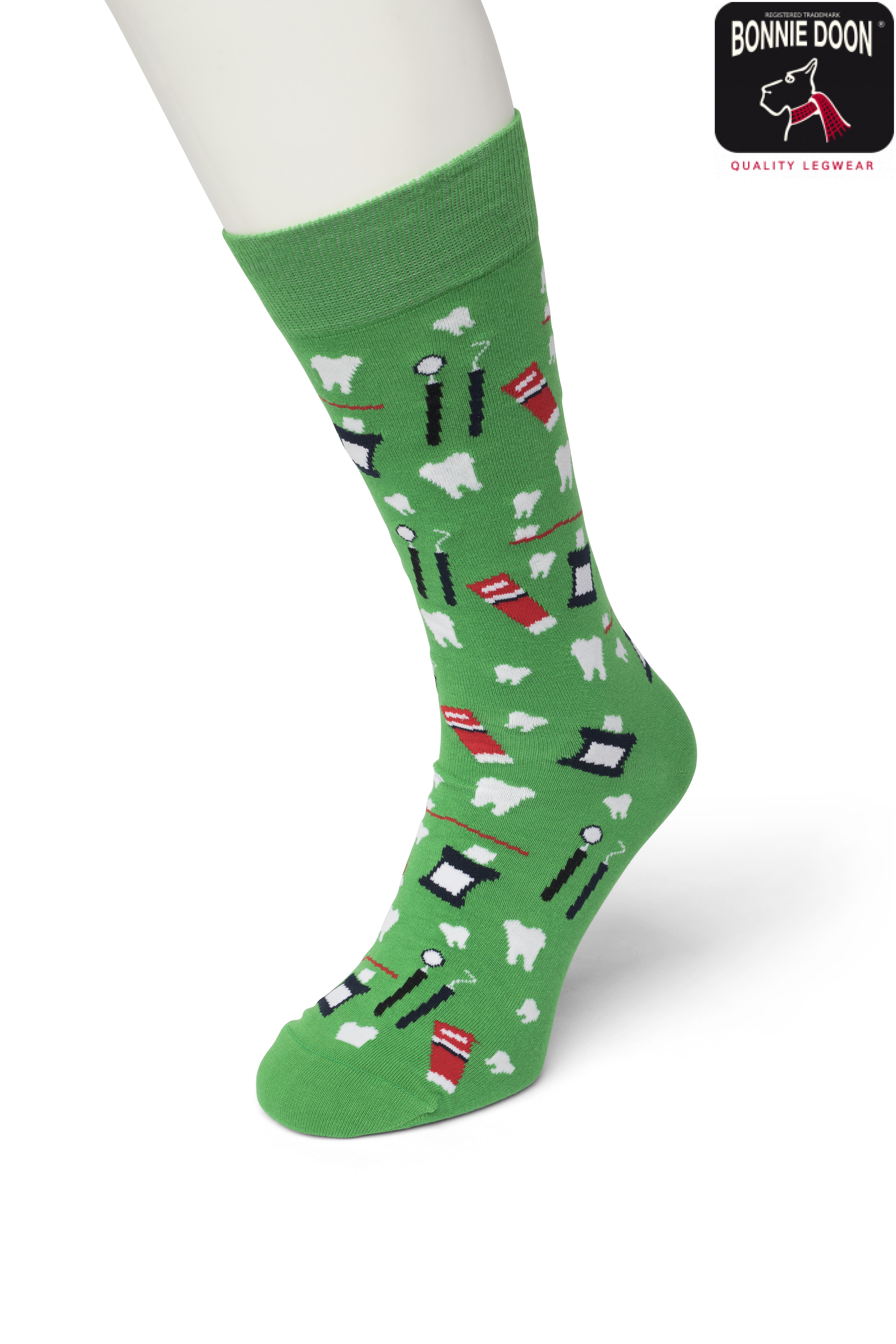 Dental sock Kelly green