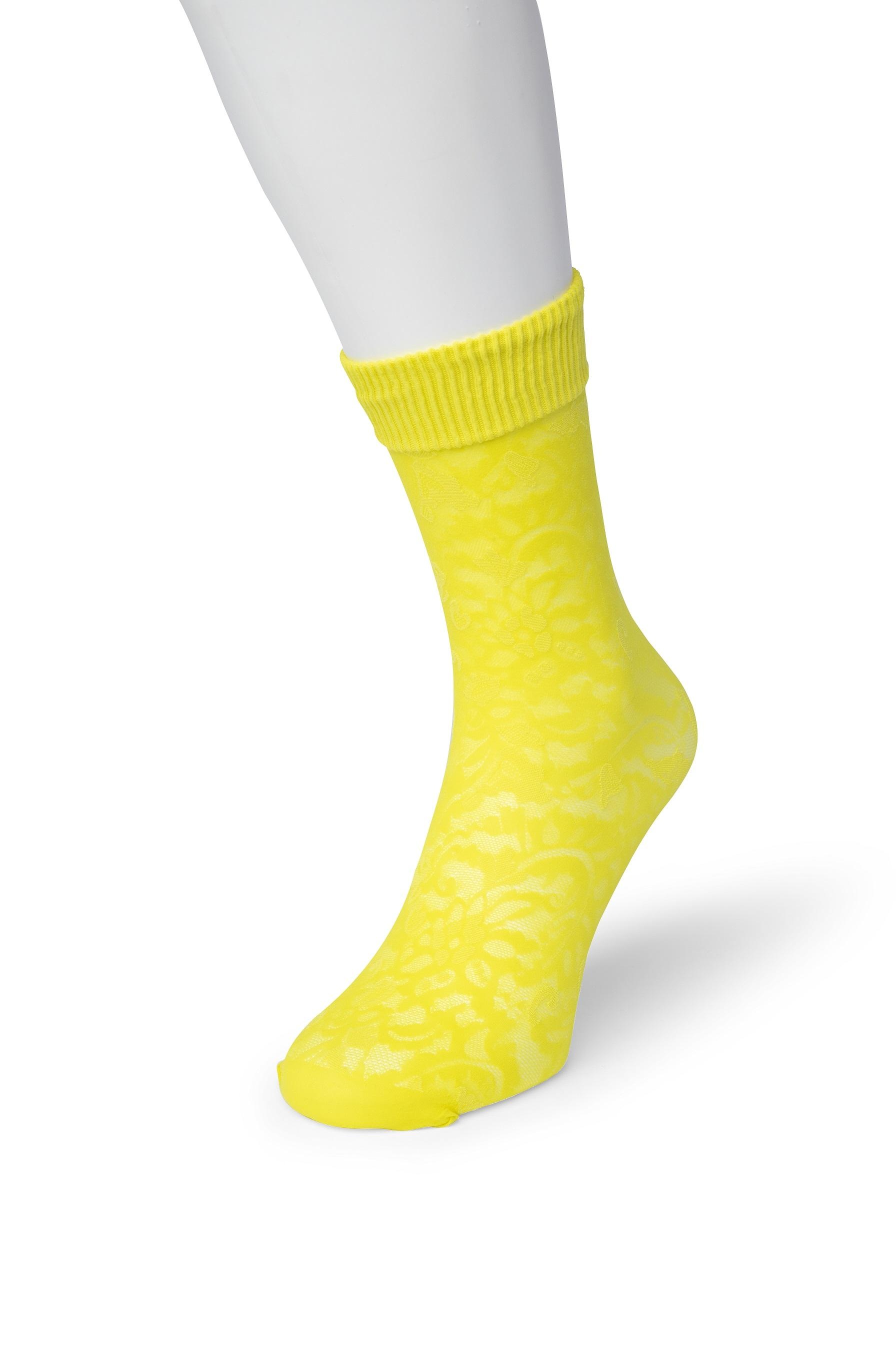 Flower sock Lemon