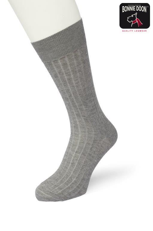 Classic Rib sock Grey melange