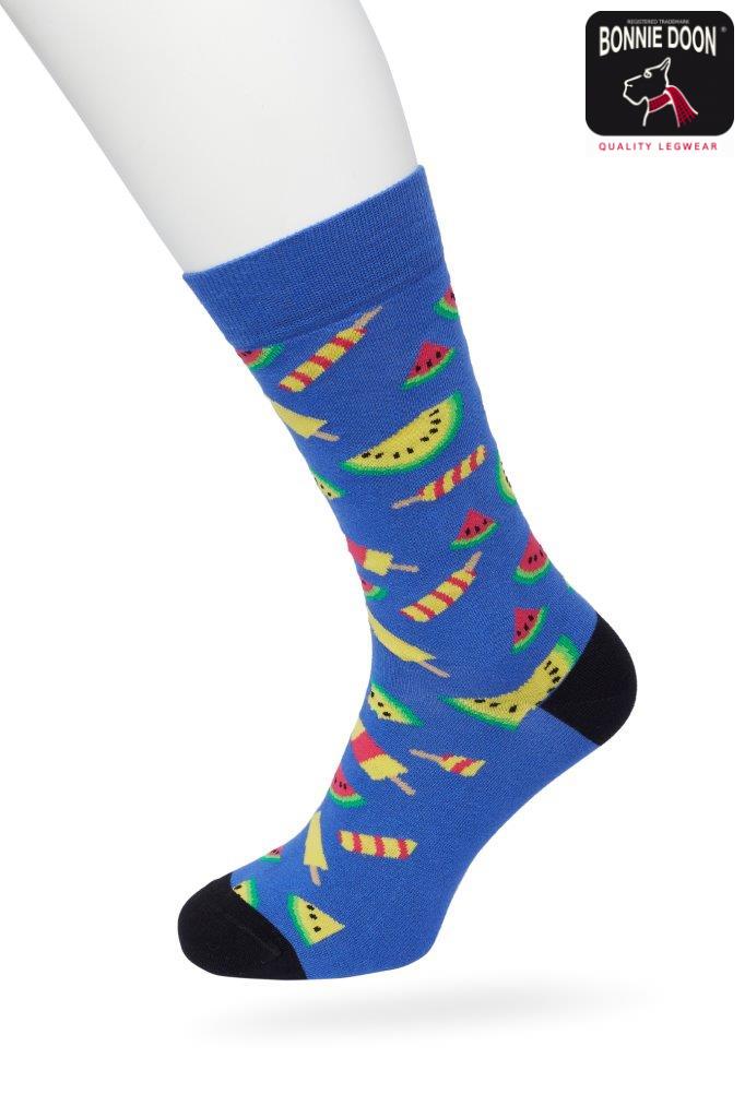 Watermelon Sock Bright cobalt