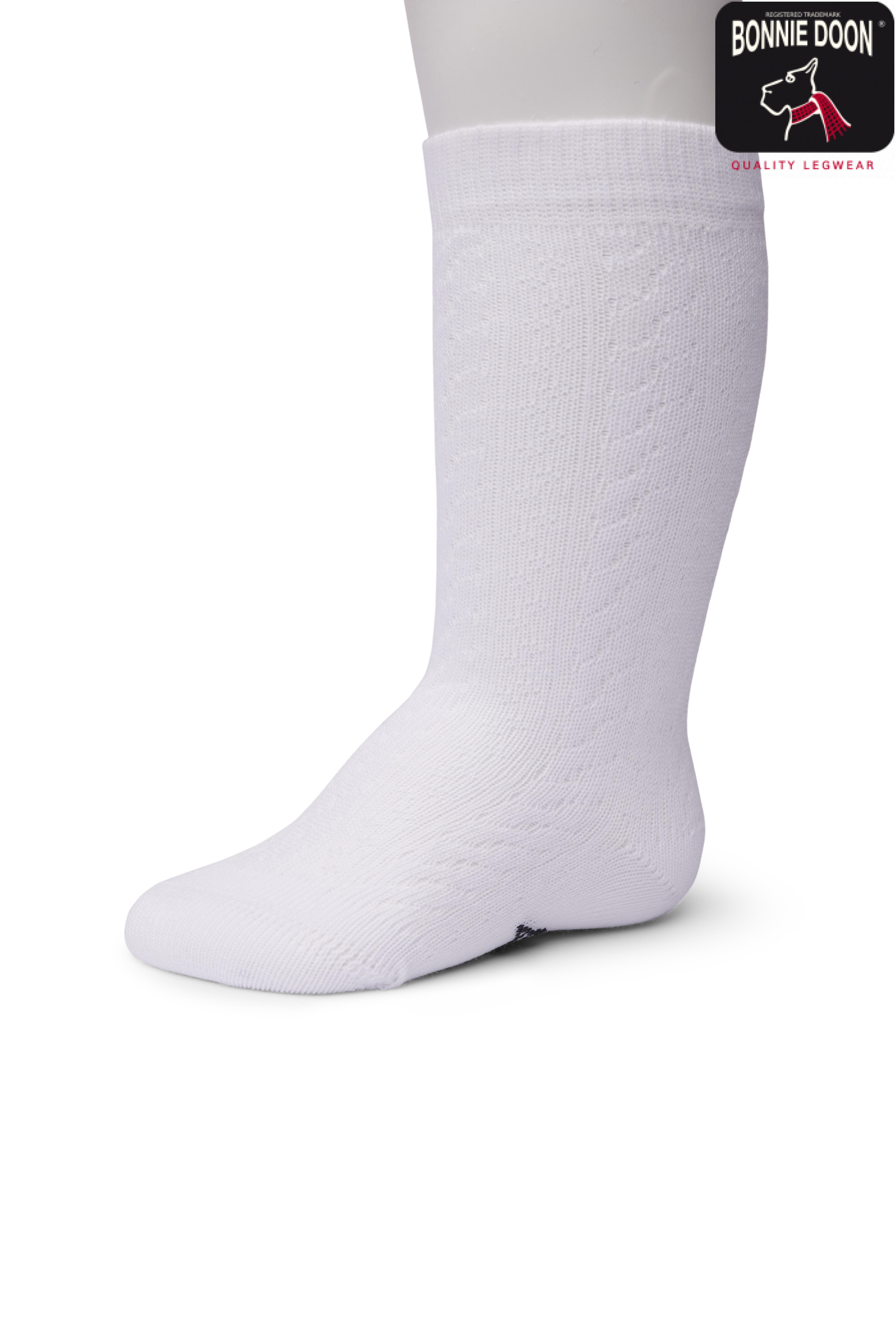 Cable knee high Organic White