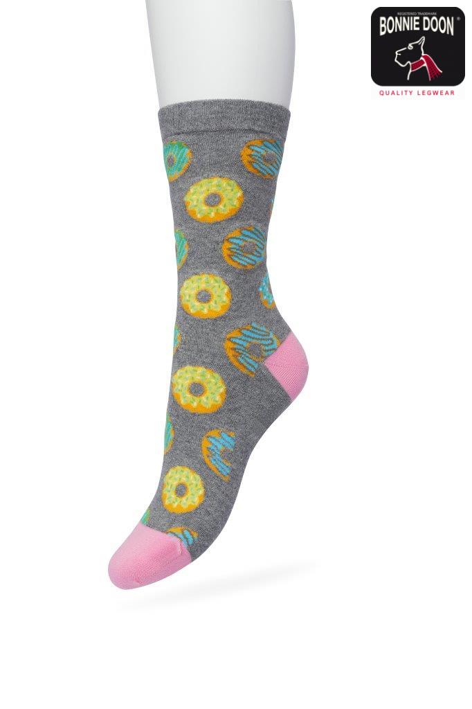 Donut Sock Medium grey heather