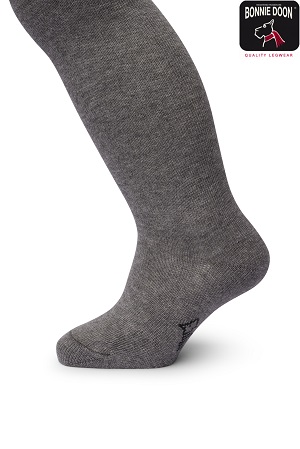 Cotton tights Organic Medium grey heather