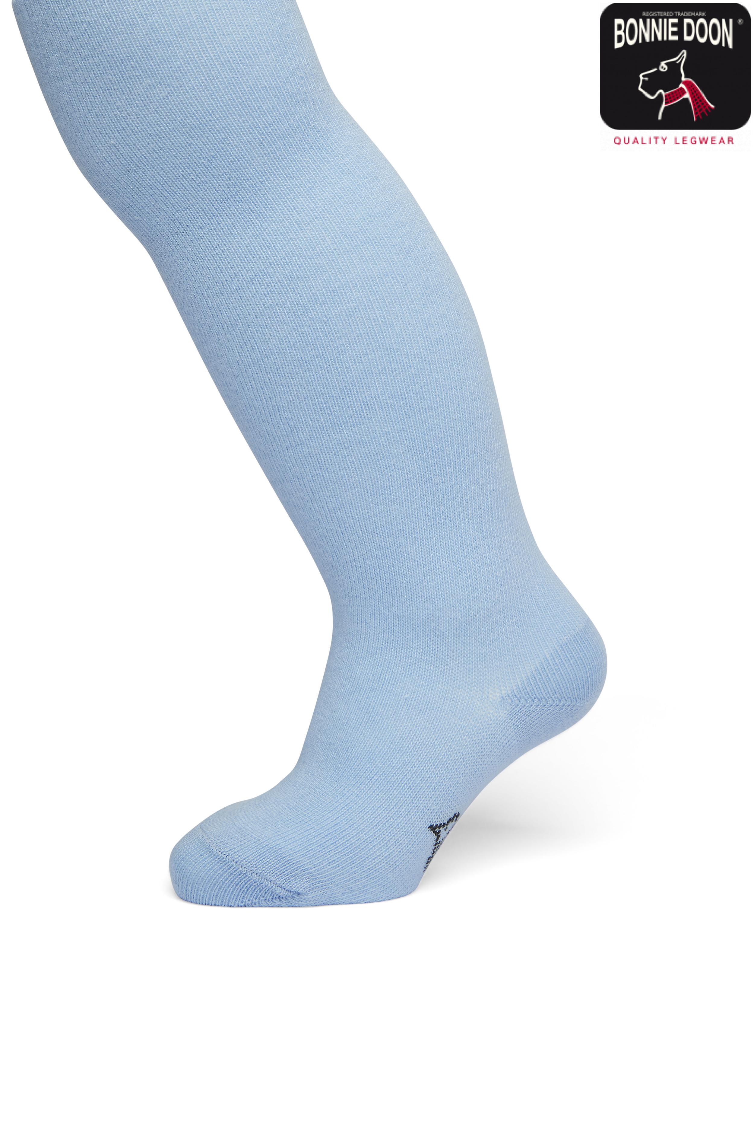 Cotton tights Organic Powder blue