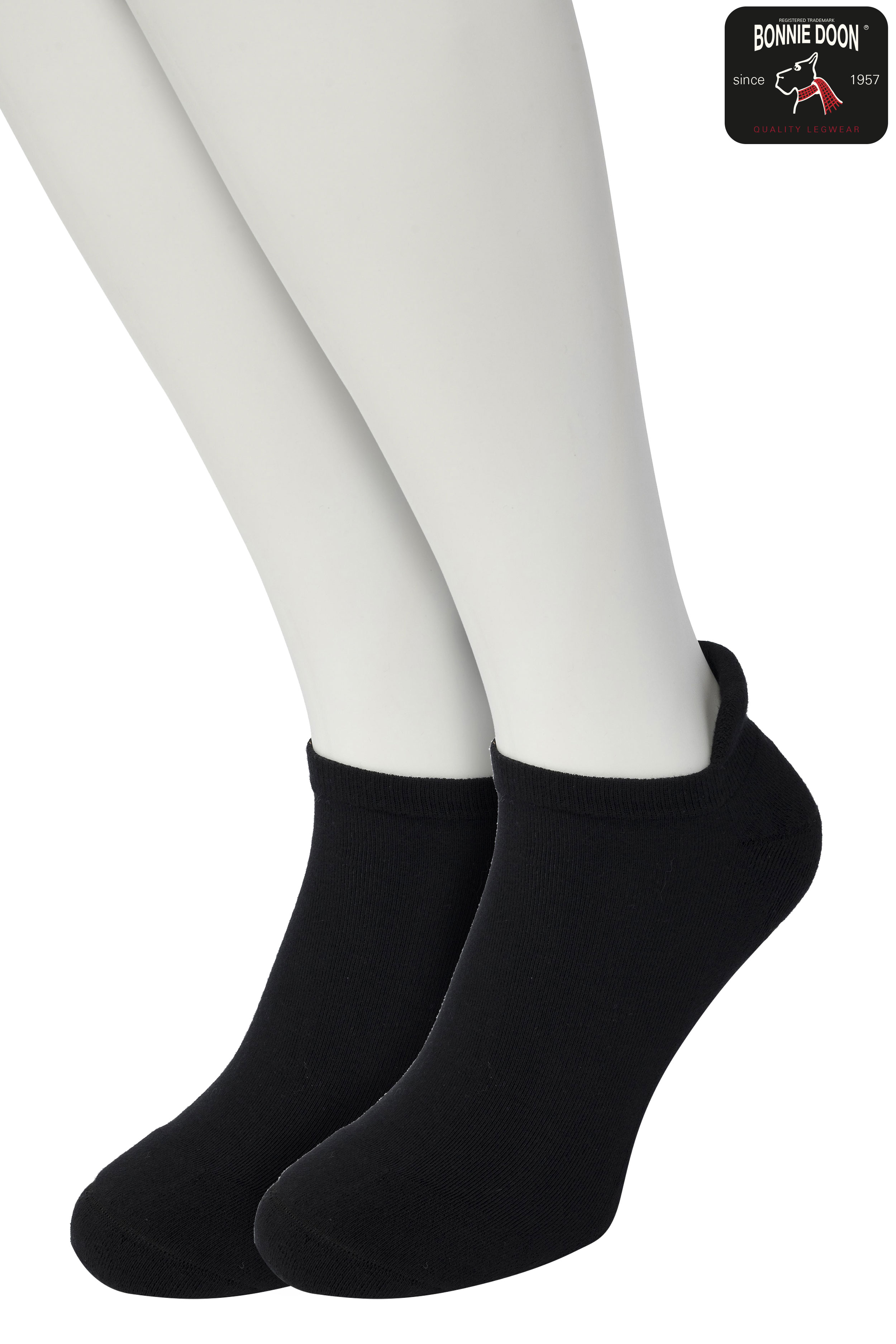 Cushion Short socks (2 paar) Black