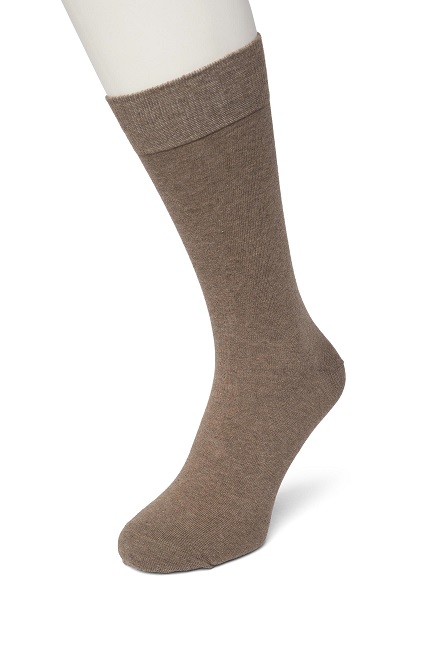Cotton Sock Taupe heather