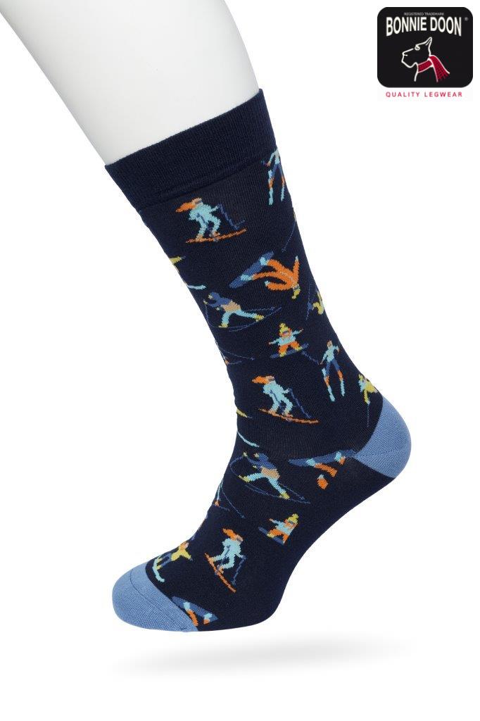 Skiing Sock Black iris
