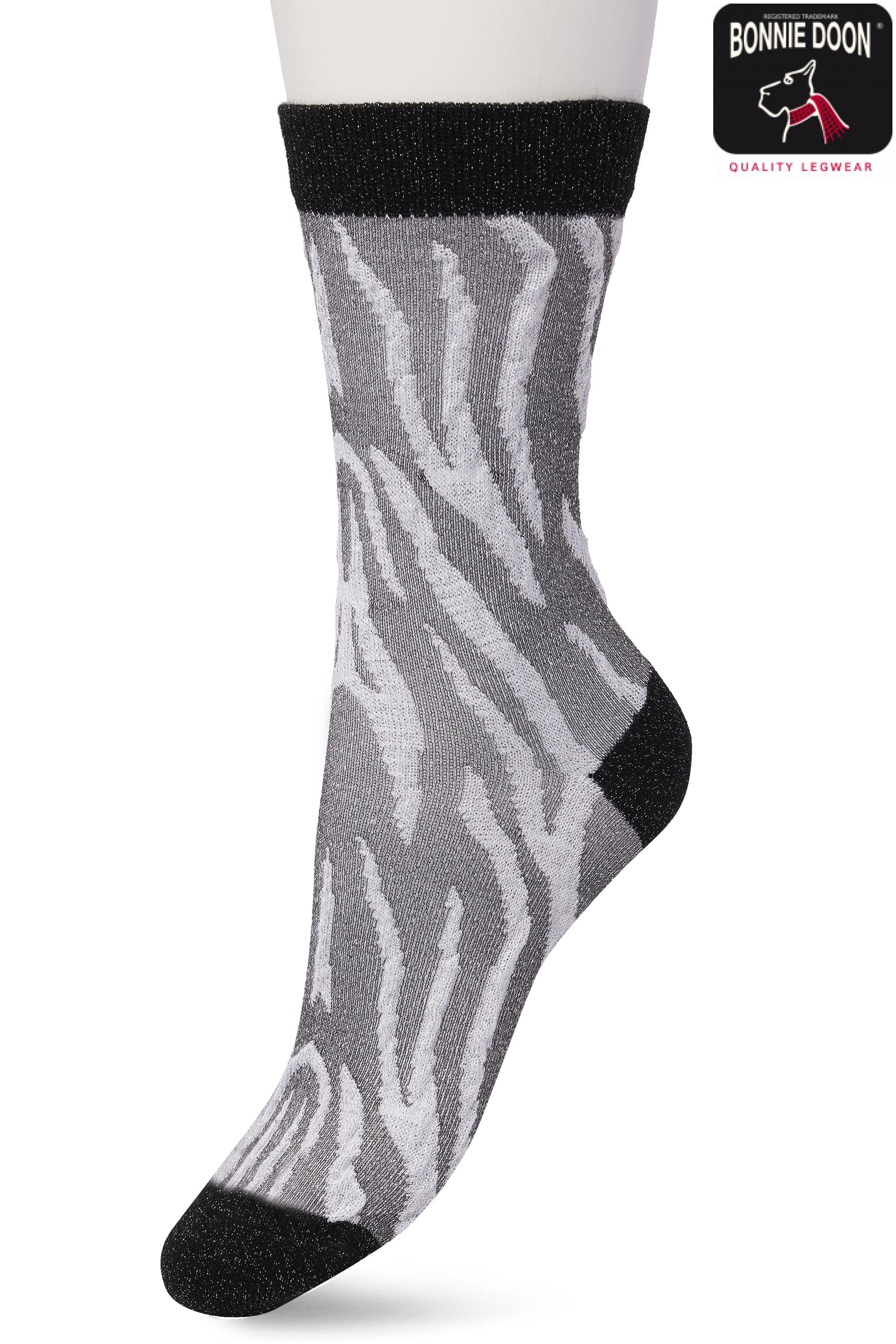 GlitteringZebra sock