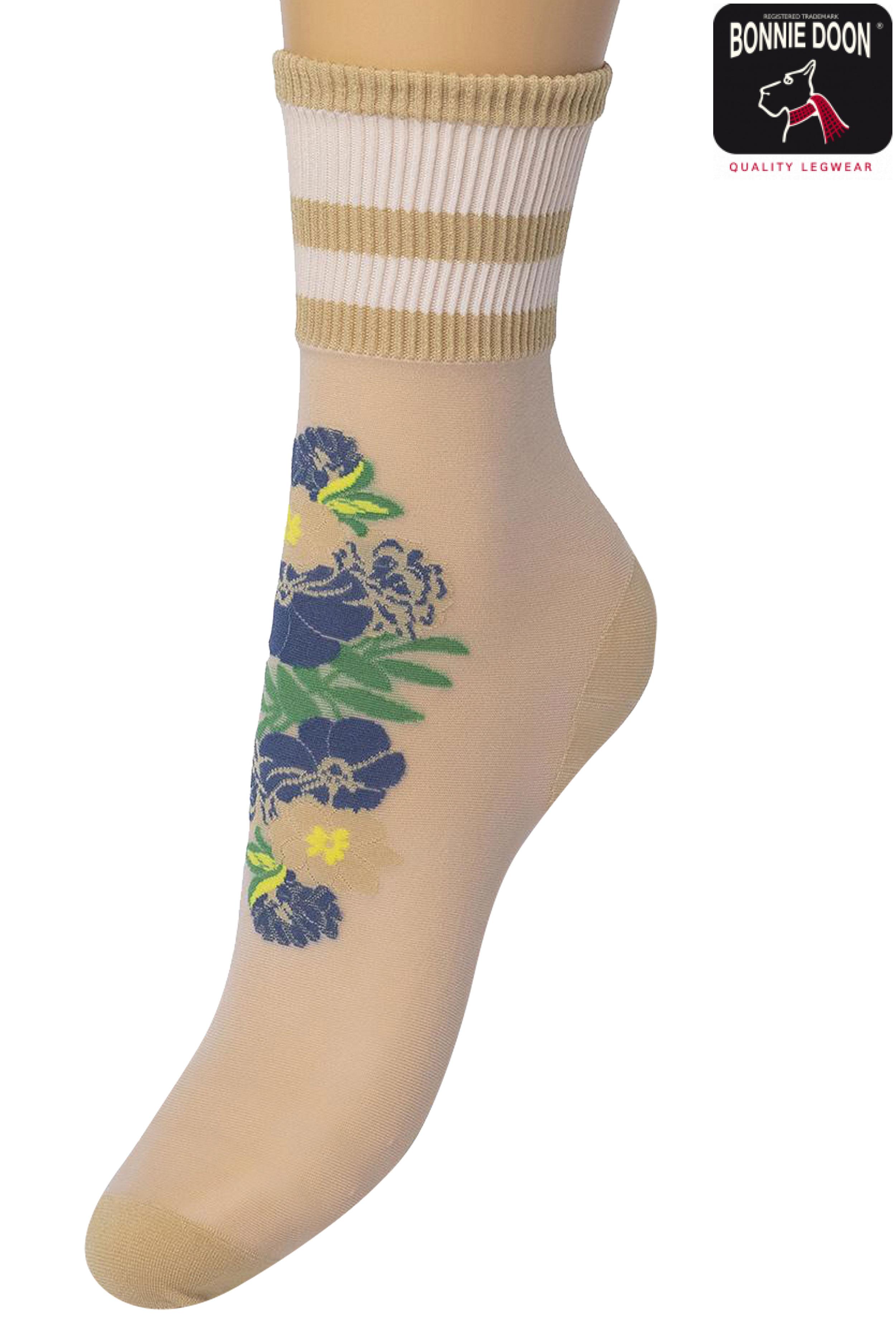 Sporty Flower sock Pheasant
