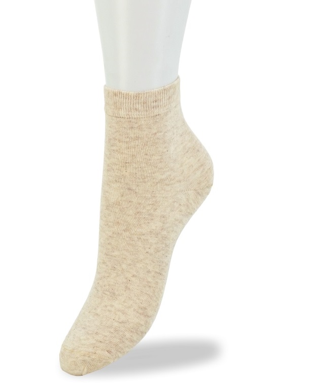 Basic Cotton Quarter Ecru heather